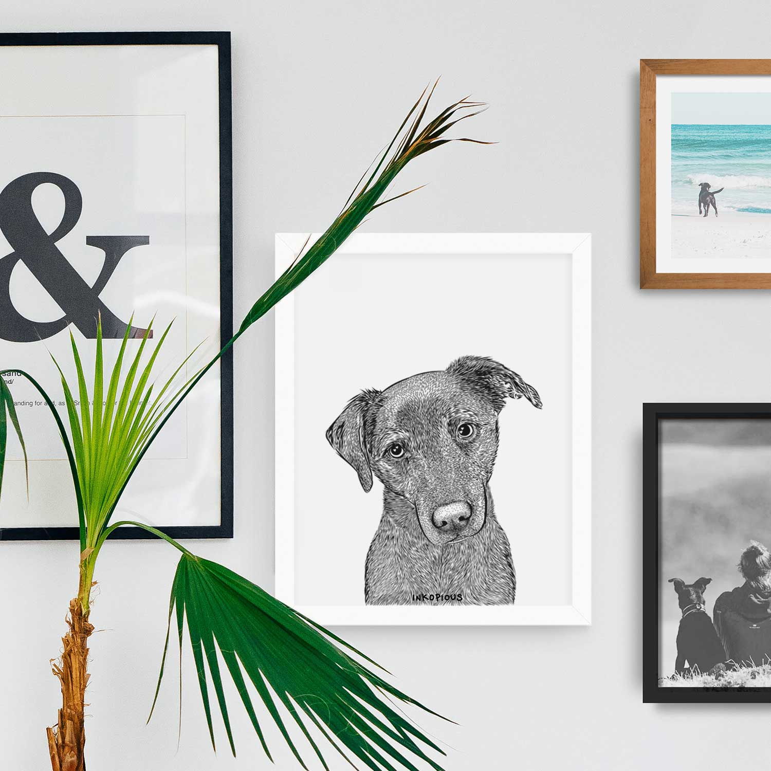 Sadie the Whipador Art Print