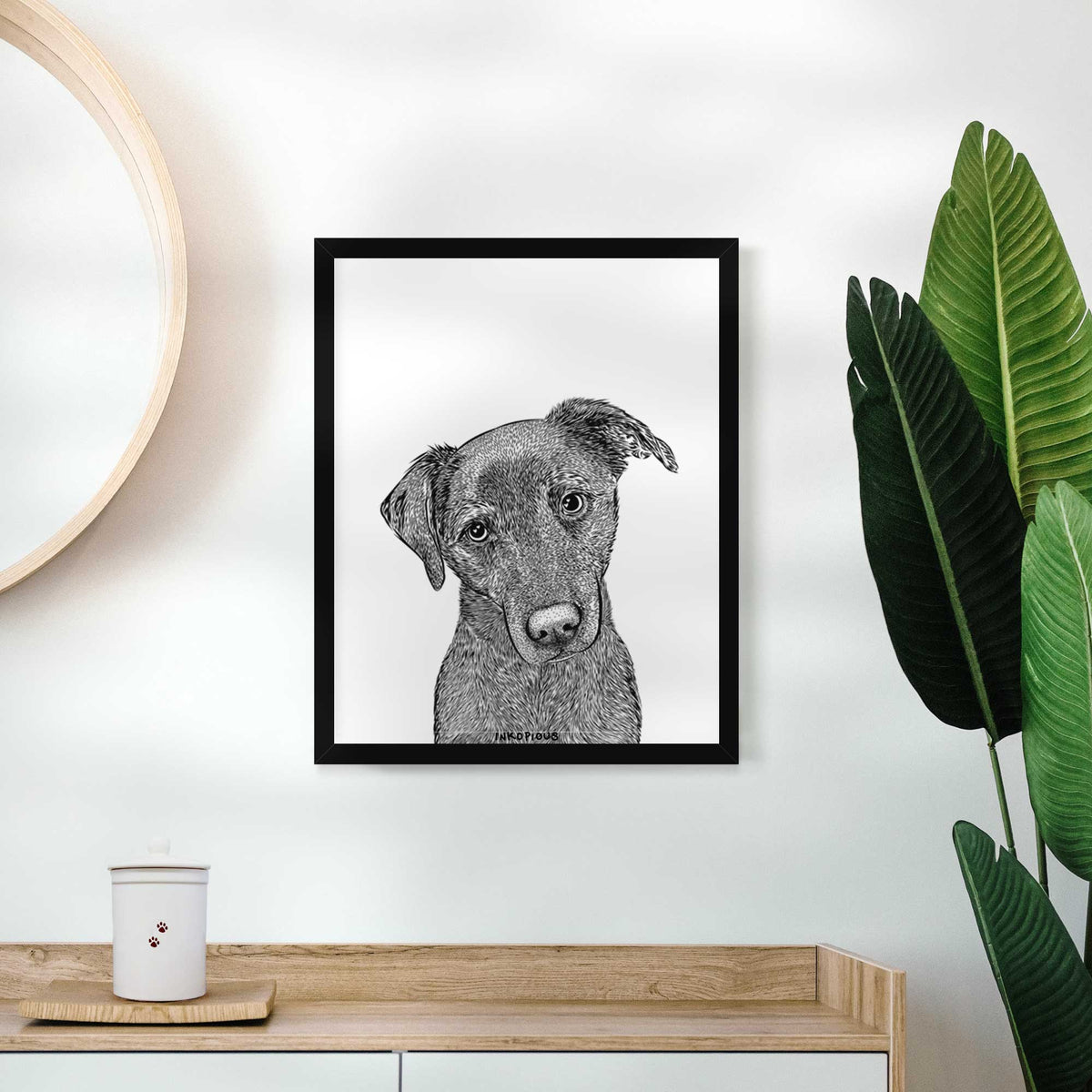 Sadie the Whipador Art Print