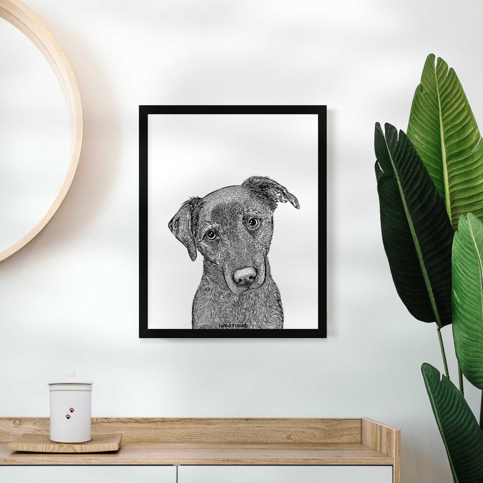 Sadie the Whipador Art Print