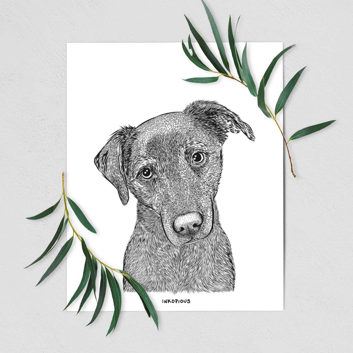 Sadie the Whipador Art Print