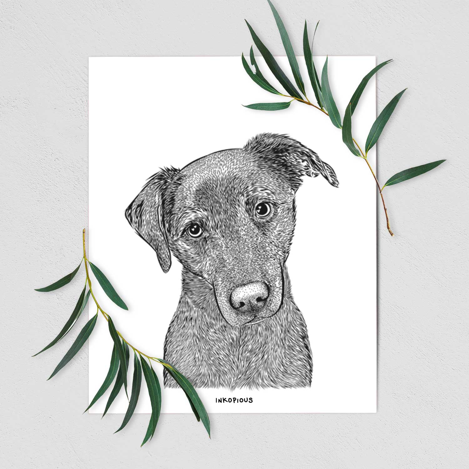 Sadie the Whipador Art Print