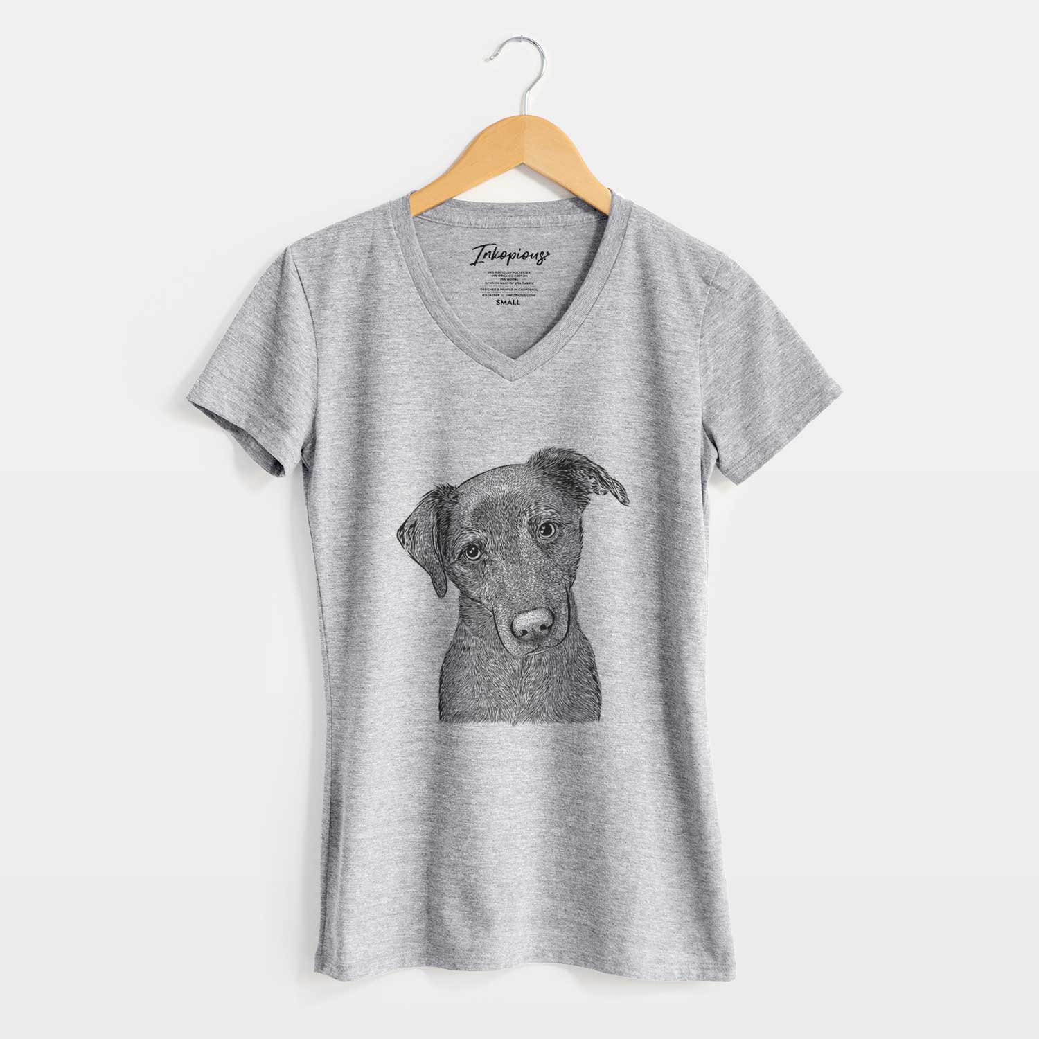 Bare Sadie the Whipador - Women's V-neck Shirt