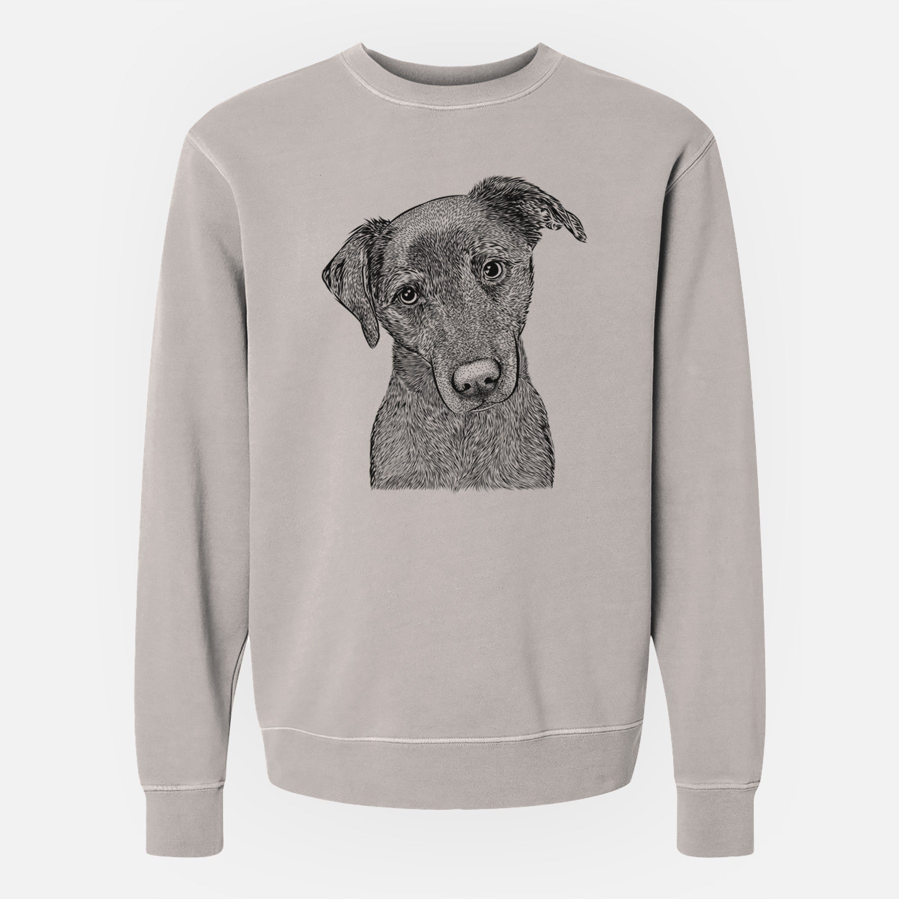 Bare Sadie the Whipador - Unisex Pigment Dyed Crew Sweatshirt