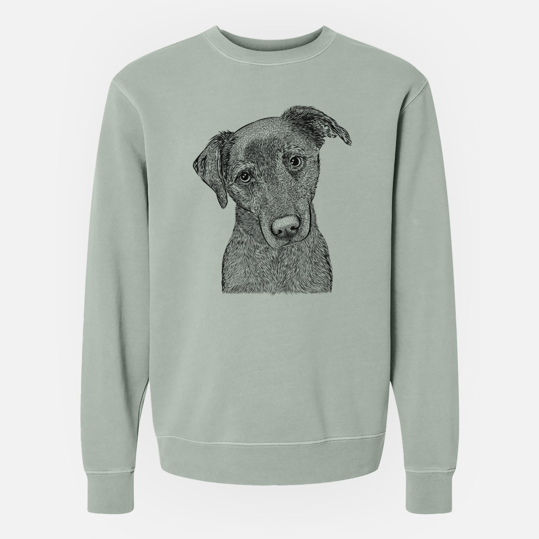 Bare Sadie the Whipador - Unisex Pigment Dyed Crew Sweatshirt