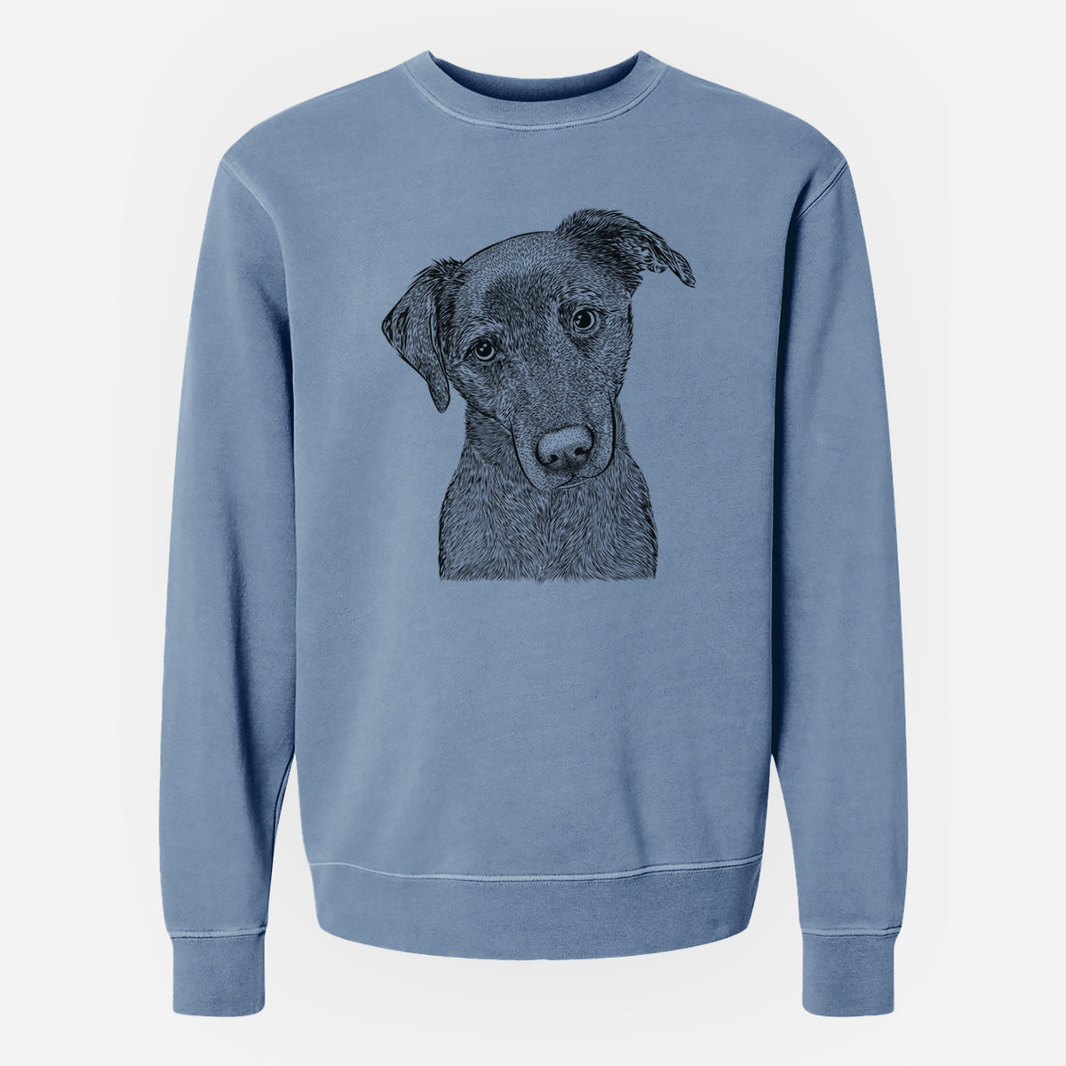 Bare Sadie the Whipador - Unisex Pigment Dyed Crew Sweatshirt