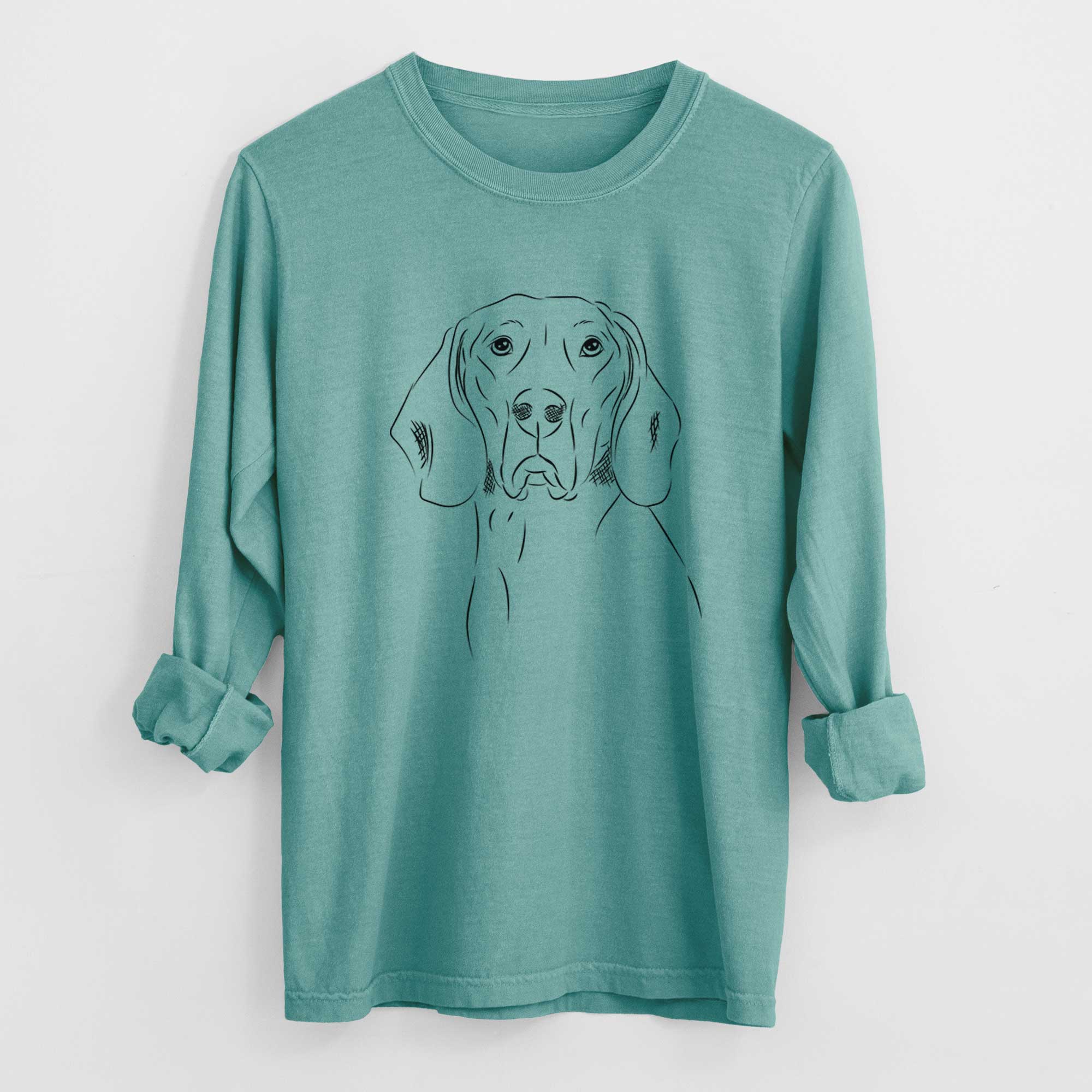 Bare Sagan the Coonhound - Heavyweight 100% Cotton Long Sleeve