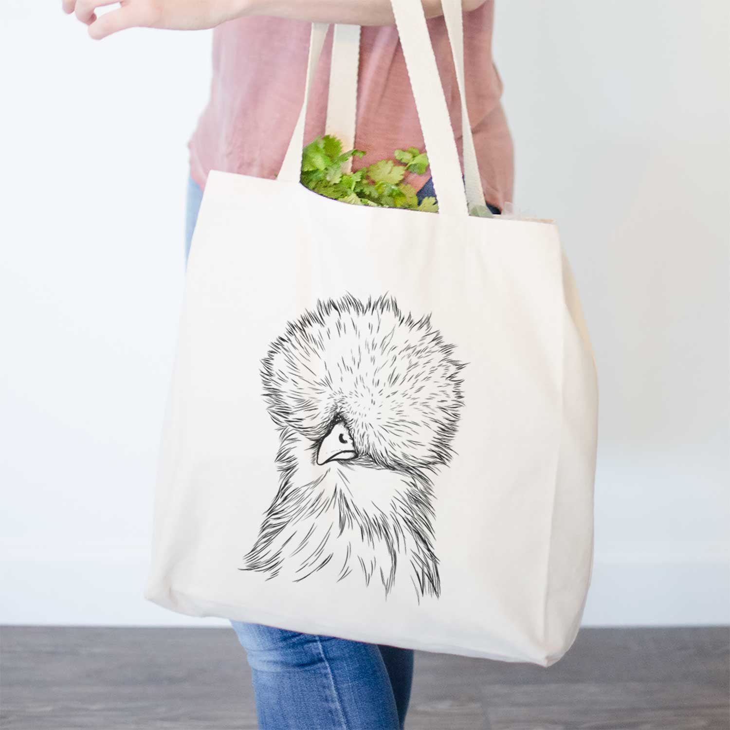 Sally the Silkie Chicken - Tote Bag