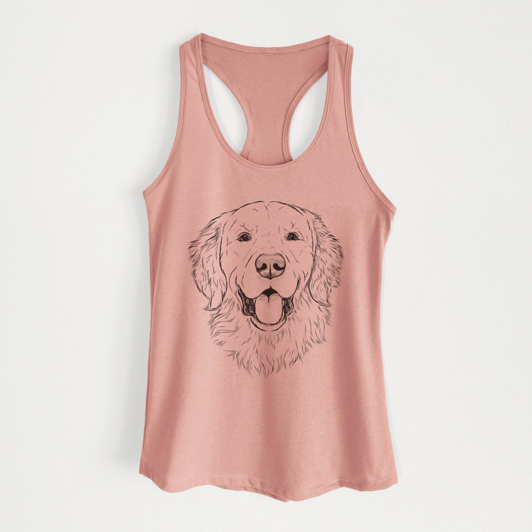 Sam the Golden Retriever - Women's Racerback Tanktop