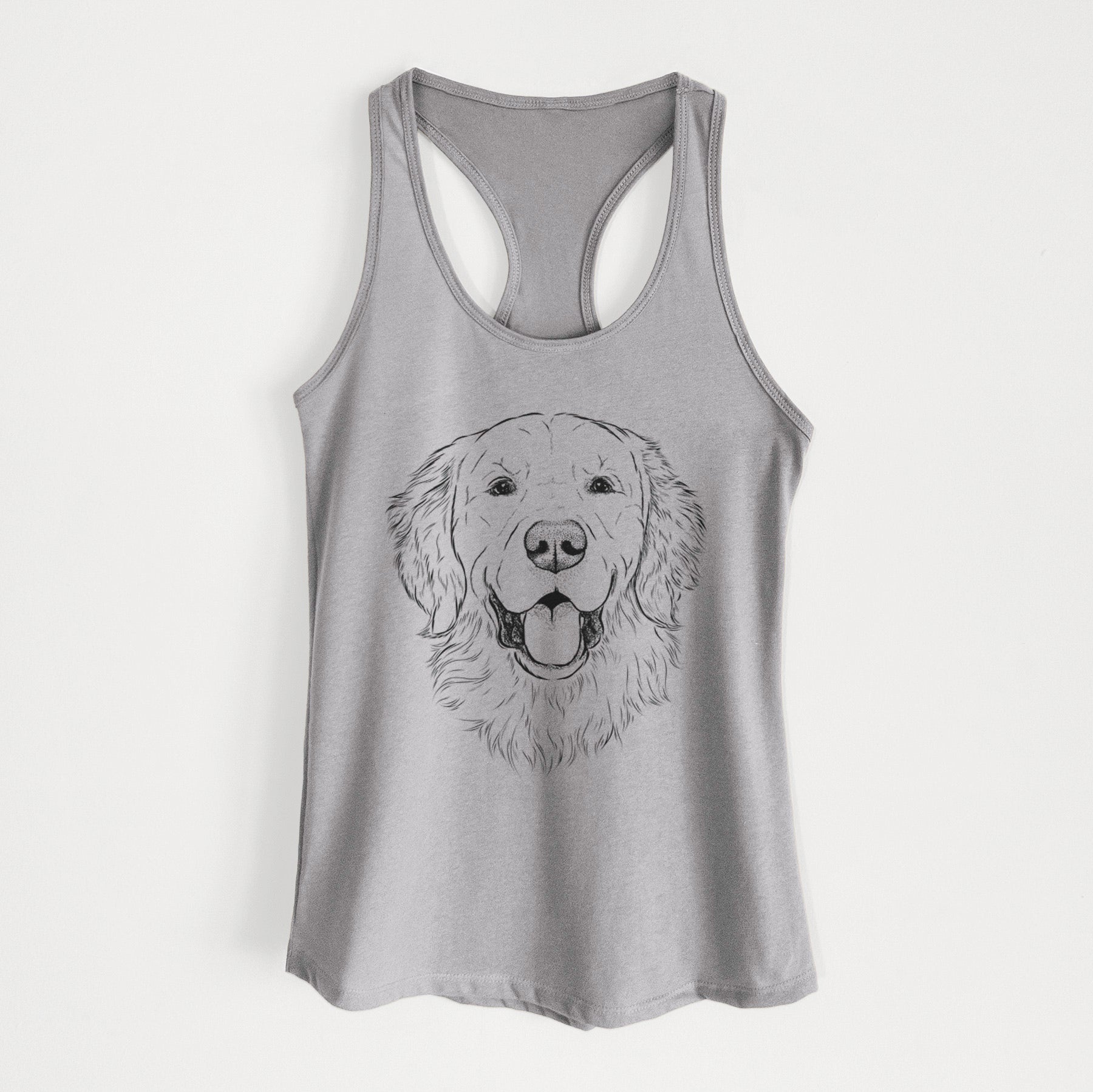Sam the Golden Retriever - Women's Racerback Tanktop