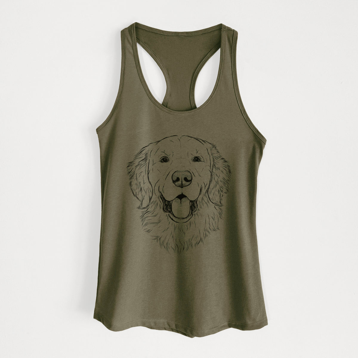 Sam the Golden Retriever - Women's Racerback Tanktop