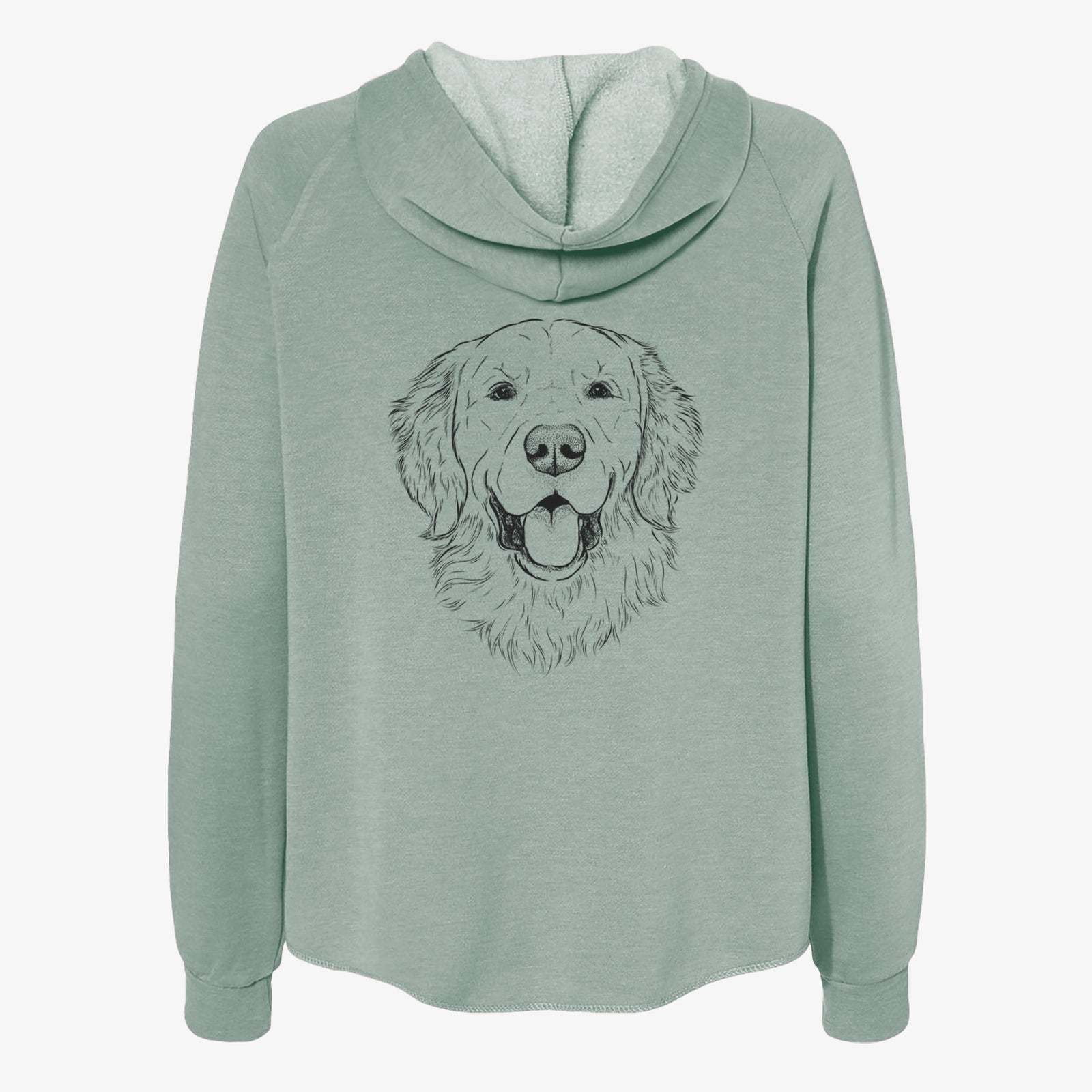Sam the Golden Retriever - Women's Cali Wave Zip-Up Sweatshirt