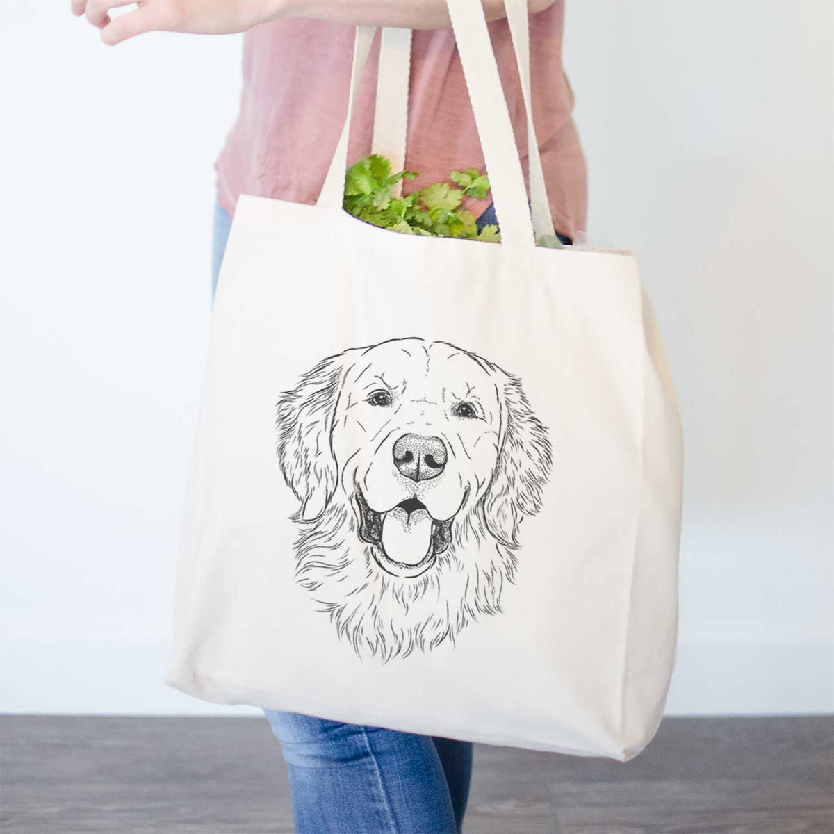 Sam the Golden Retriever - Tote Bag