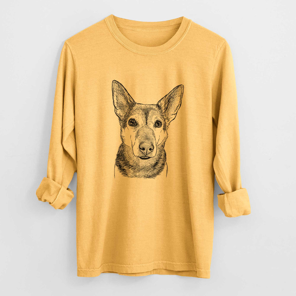 Bare Sammie the Mixed Breed - Heavyweight 100% Cotton Long Sleeve