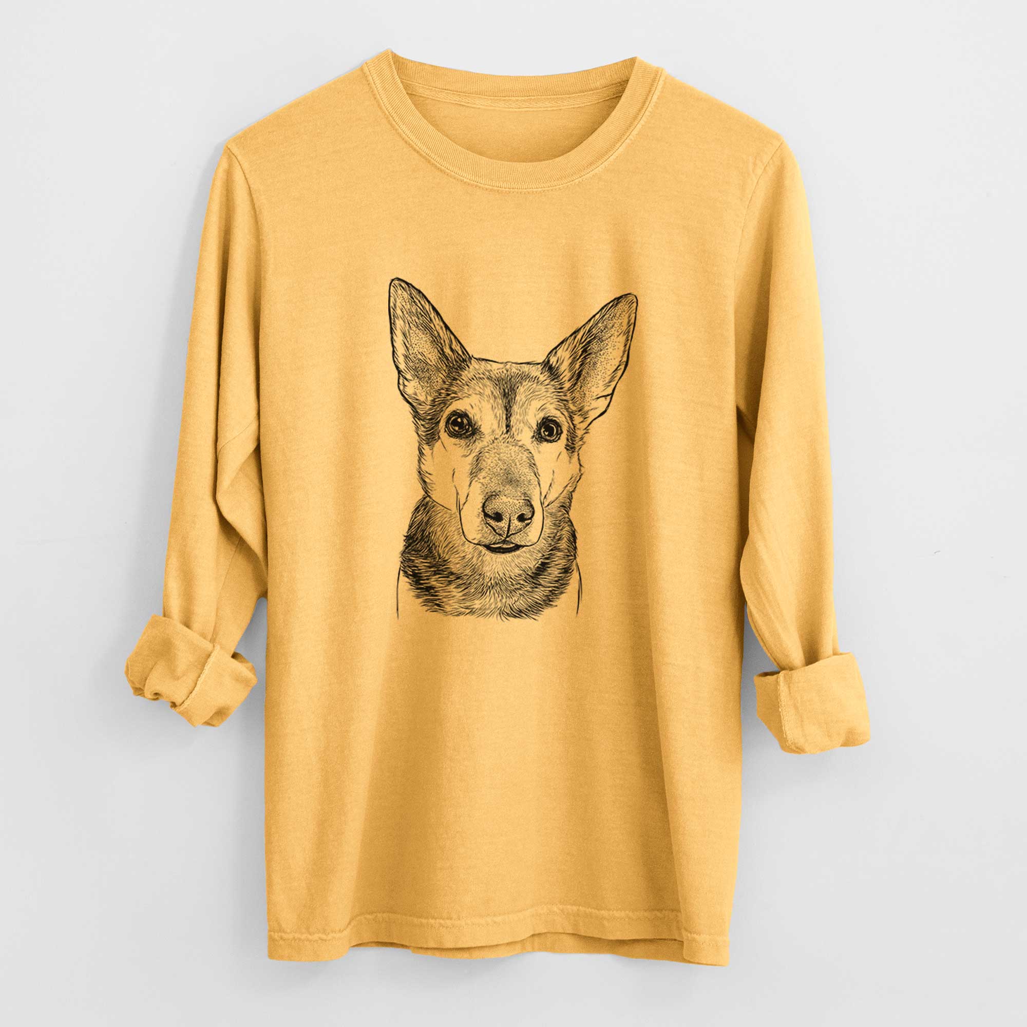 Bare Sammie the Mixed Breed - Heavyweight 100% Cotton Long Sleeve