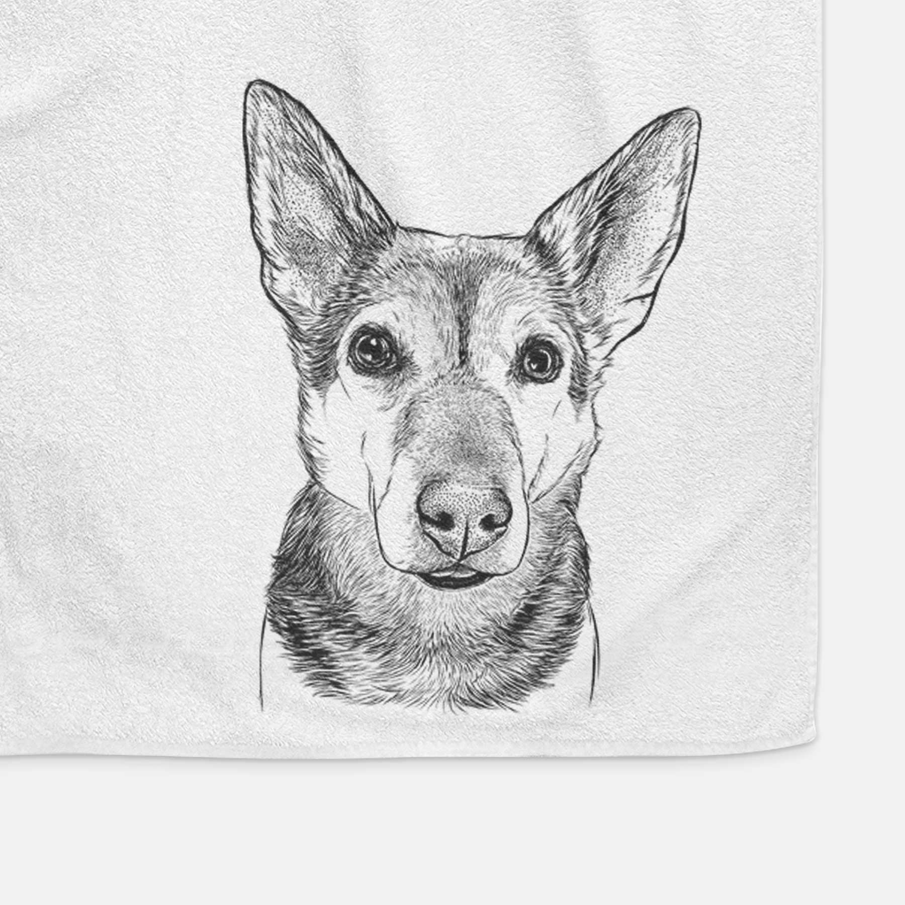 Sammie the Mixed Breed Decorative Hand Towel