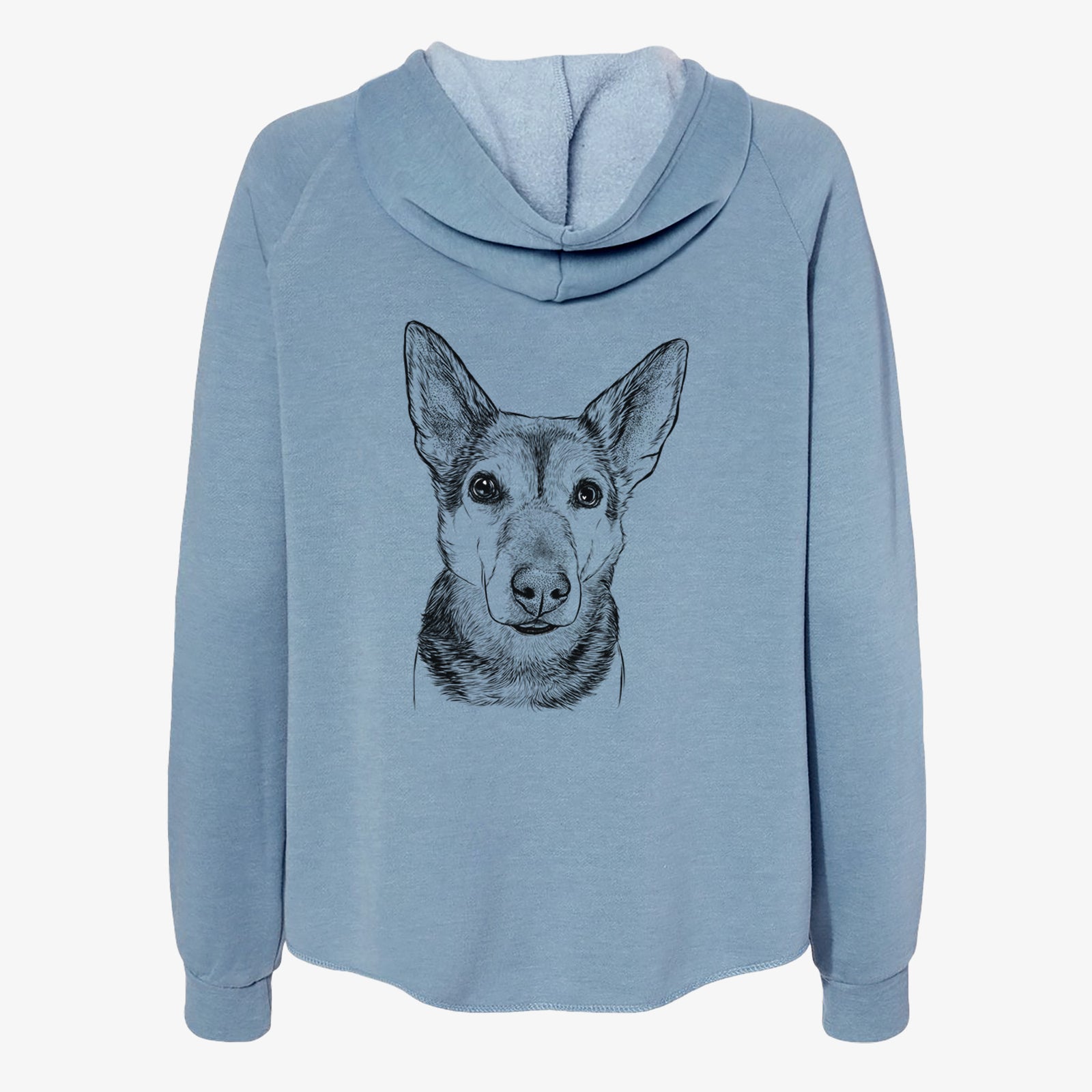 Sammie the Mixed Breed - Women's Cali Wave Zip-Up Sweatshirt
