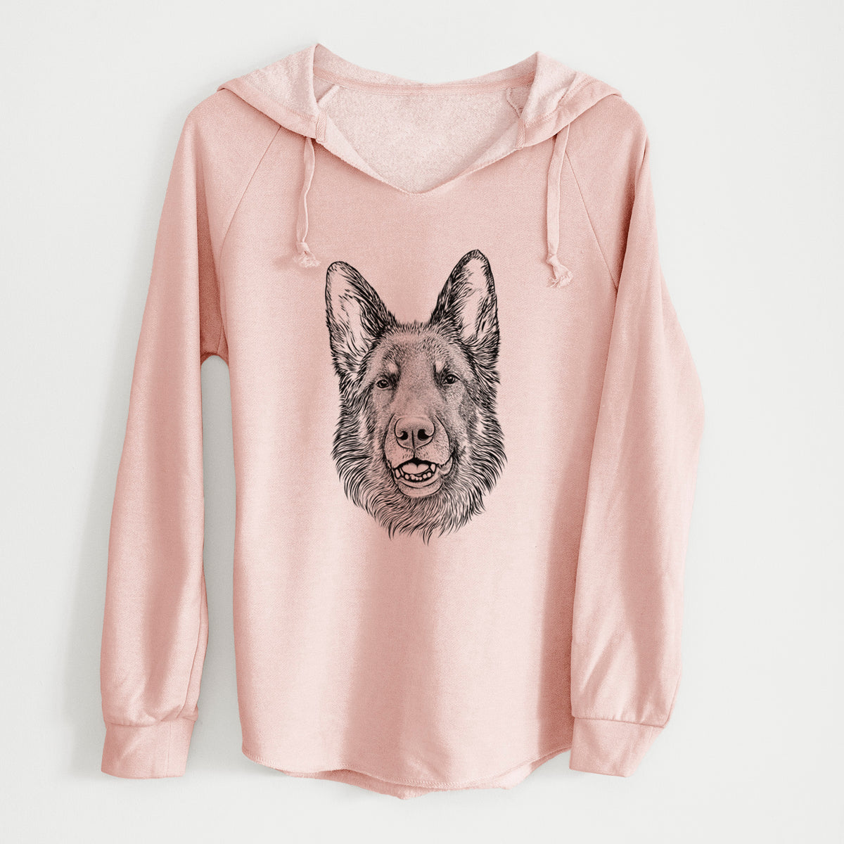 Bare Sammie the German Shepherd - Cali Wave Hooded Sweatshirt