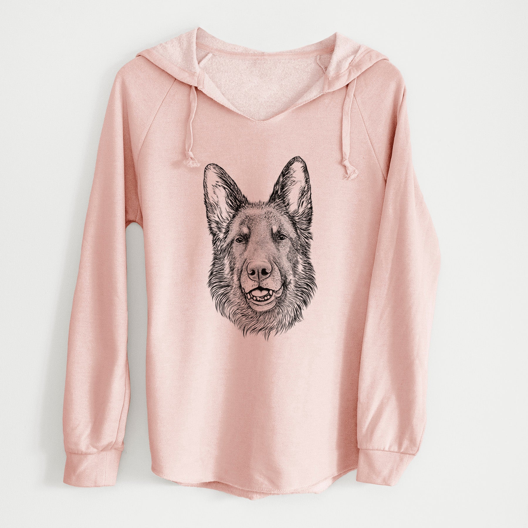 Bare Sammie the German Shepherd - Cali Wave Hooded Sweatshirt