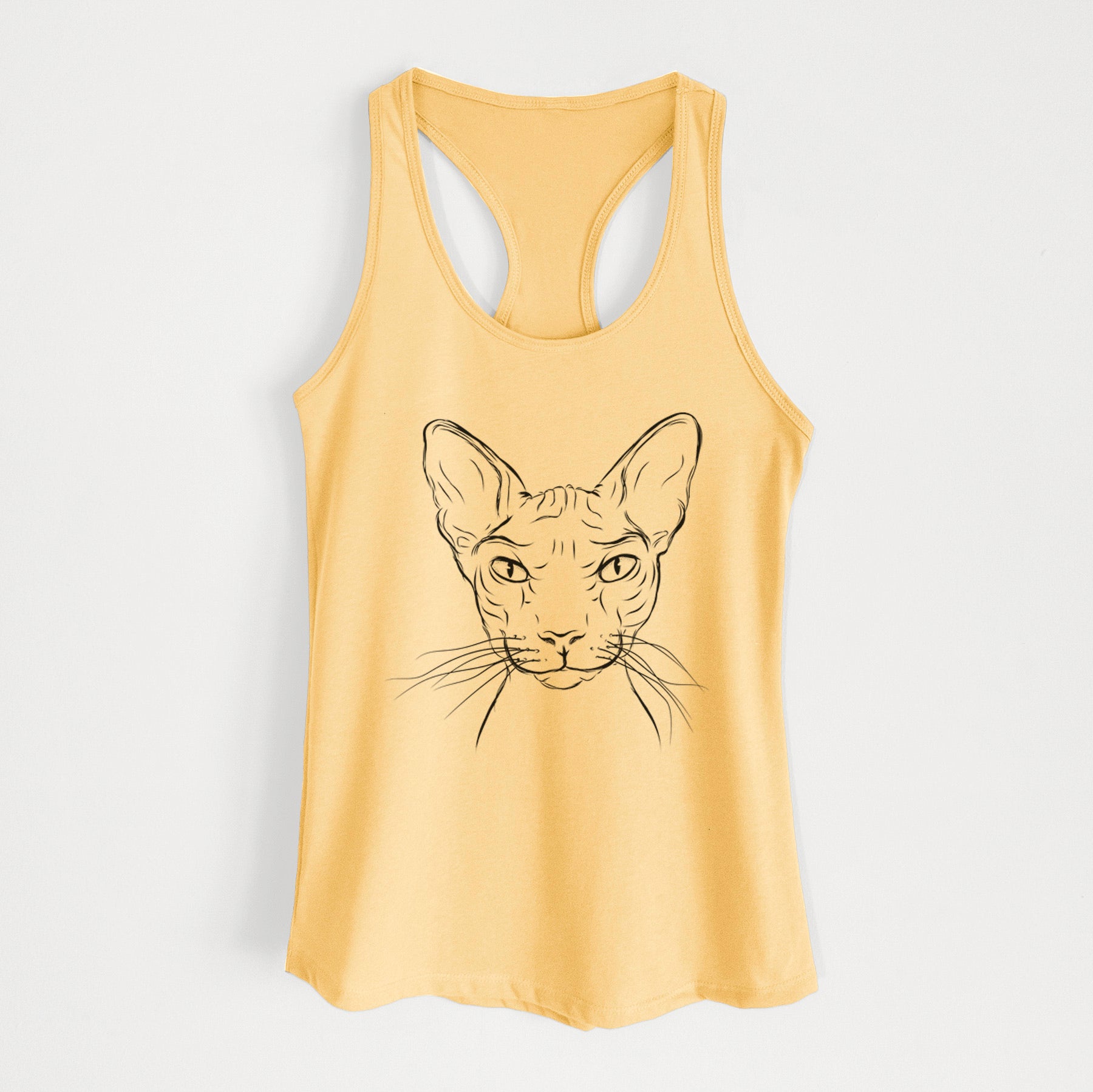 Sammy the Spinx Cat - Women's Racerback Tanktop