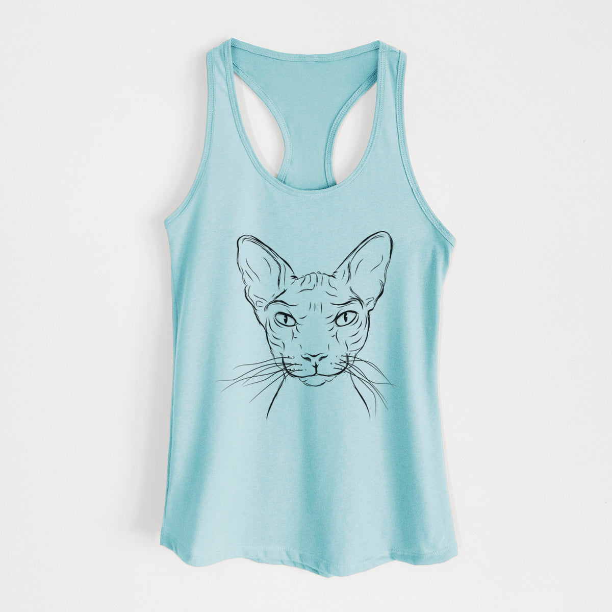 Sammy the Spinx Cat - Women's Racerback Tanktop