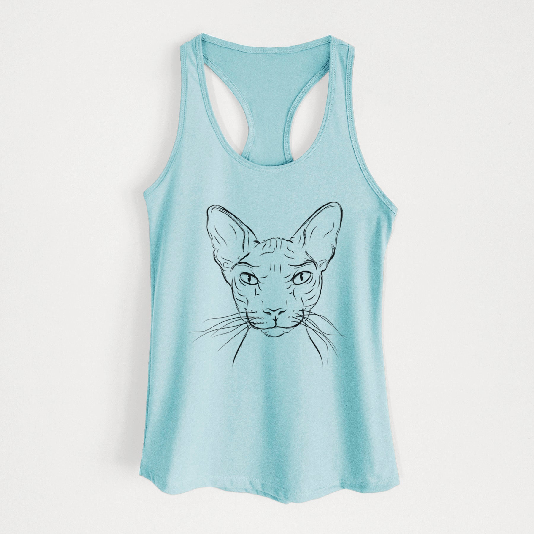 Sammy the Spinx Cat - Women's Racerback Tanktop