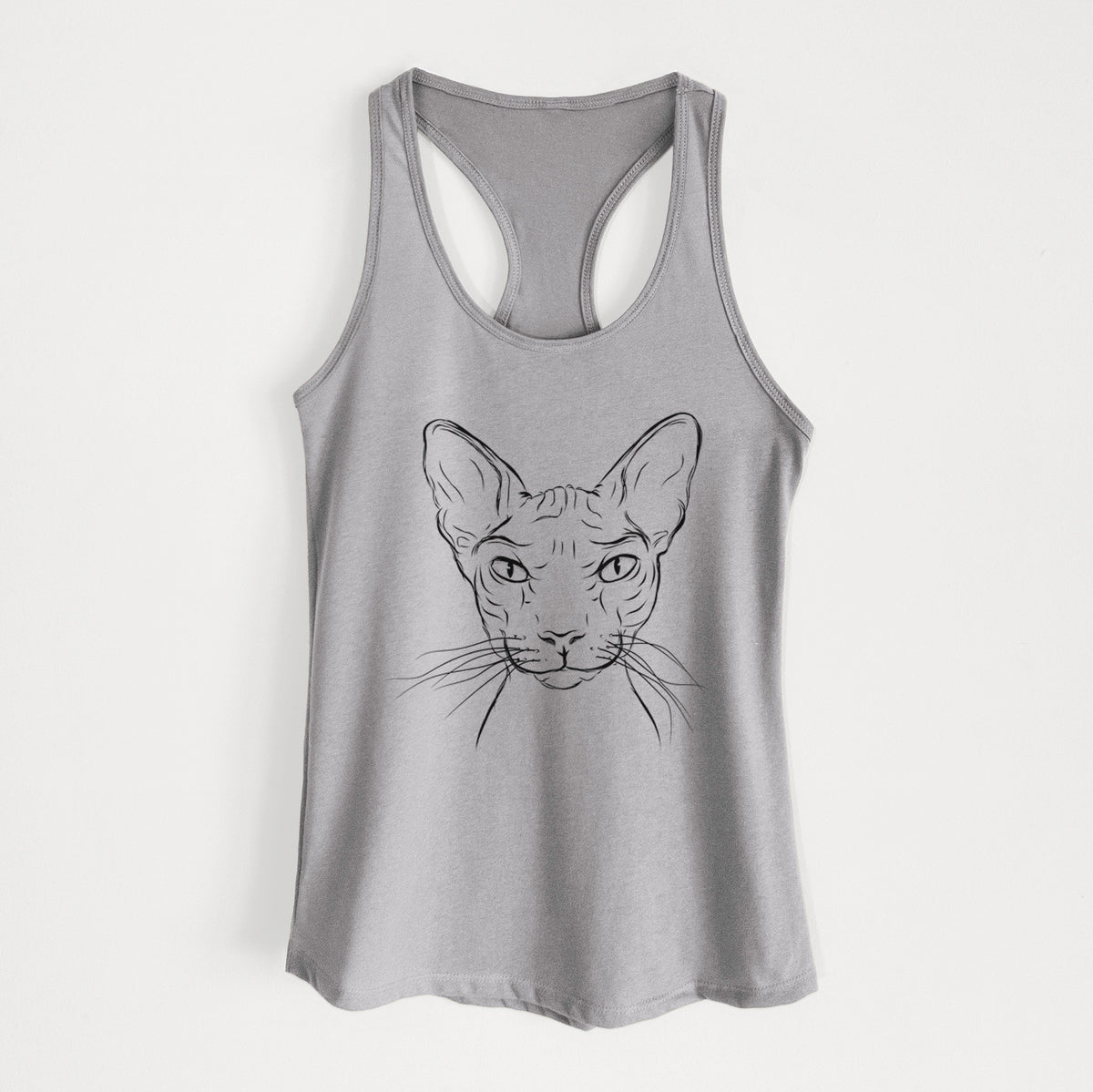 Sammy the Spinx Cat - Women&#39;s Racerback Tanktop