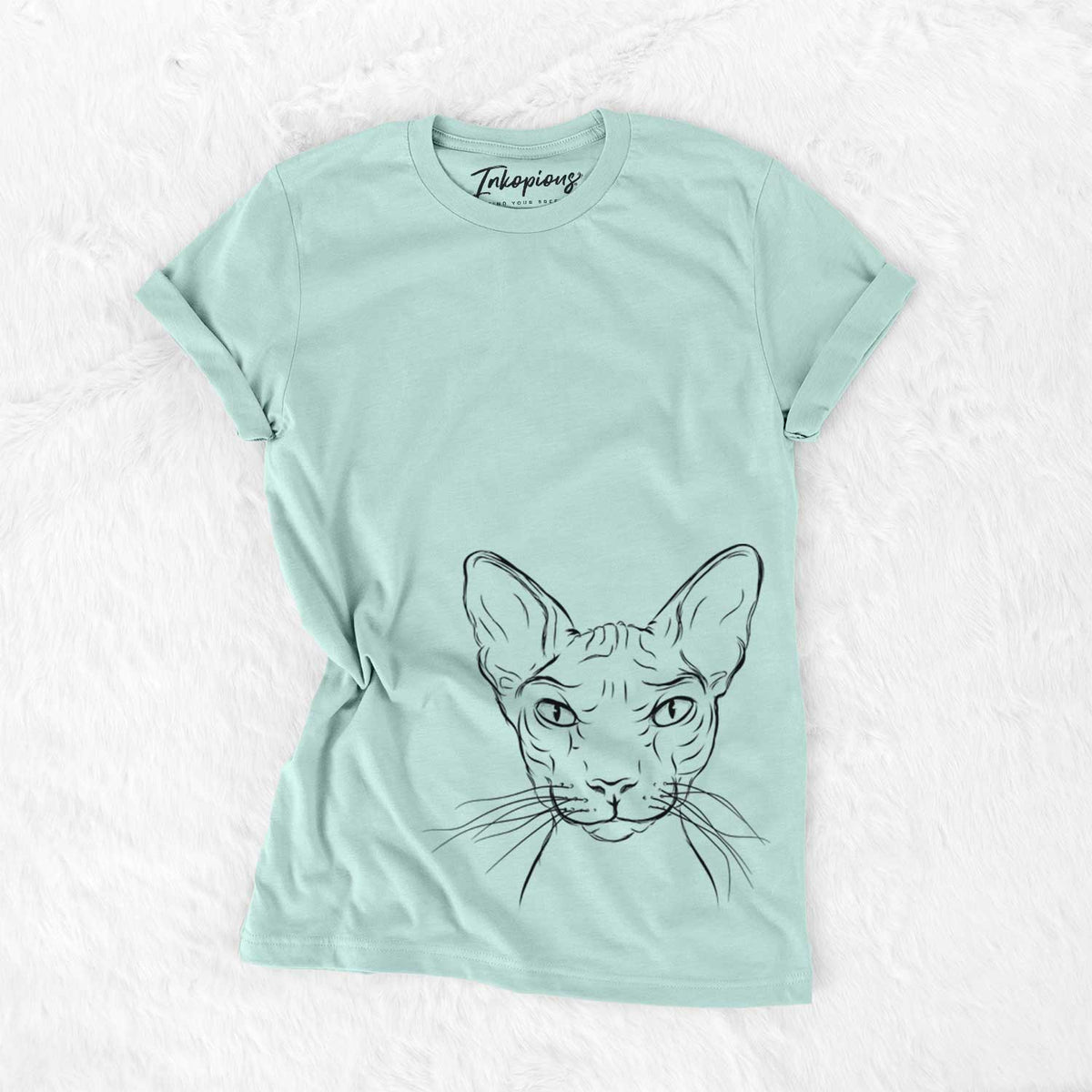 Bare Sammy the Spinx Cat - Unisex Crewneck