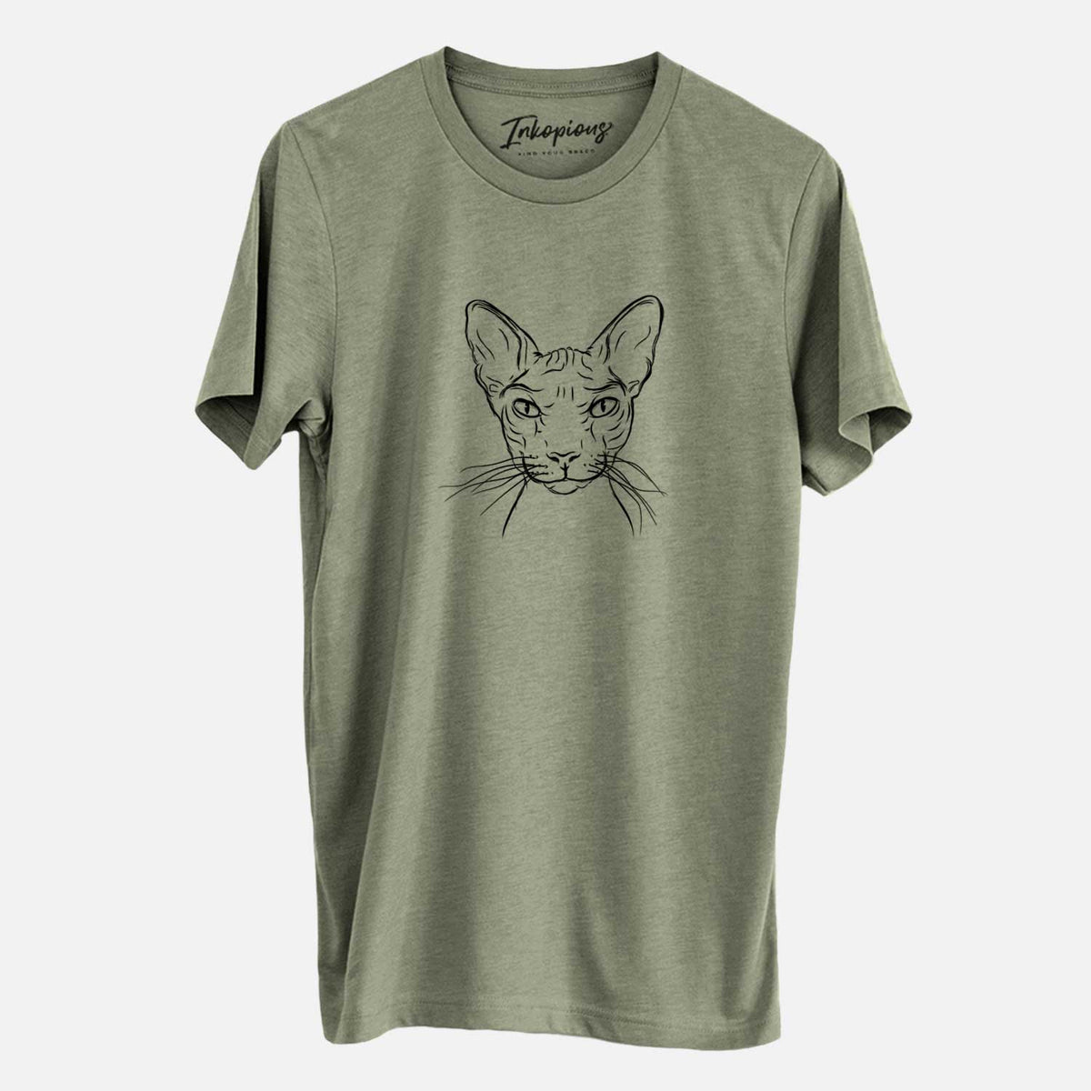 Bare Sammy the Spinx Cat - Unisex Crewneck