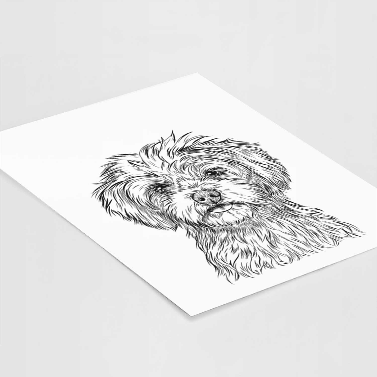 Sammy the Shorkie Art Print