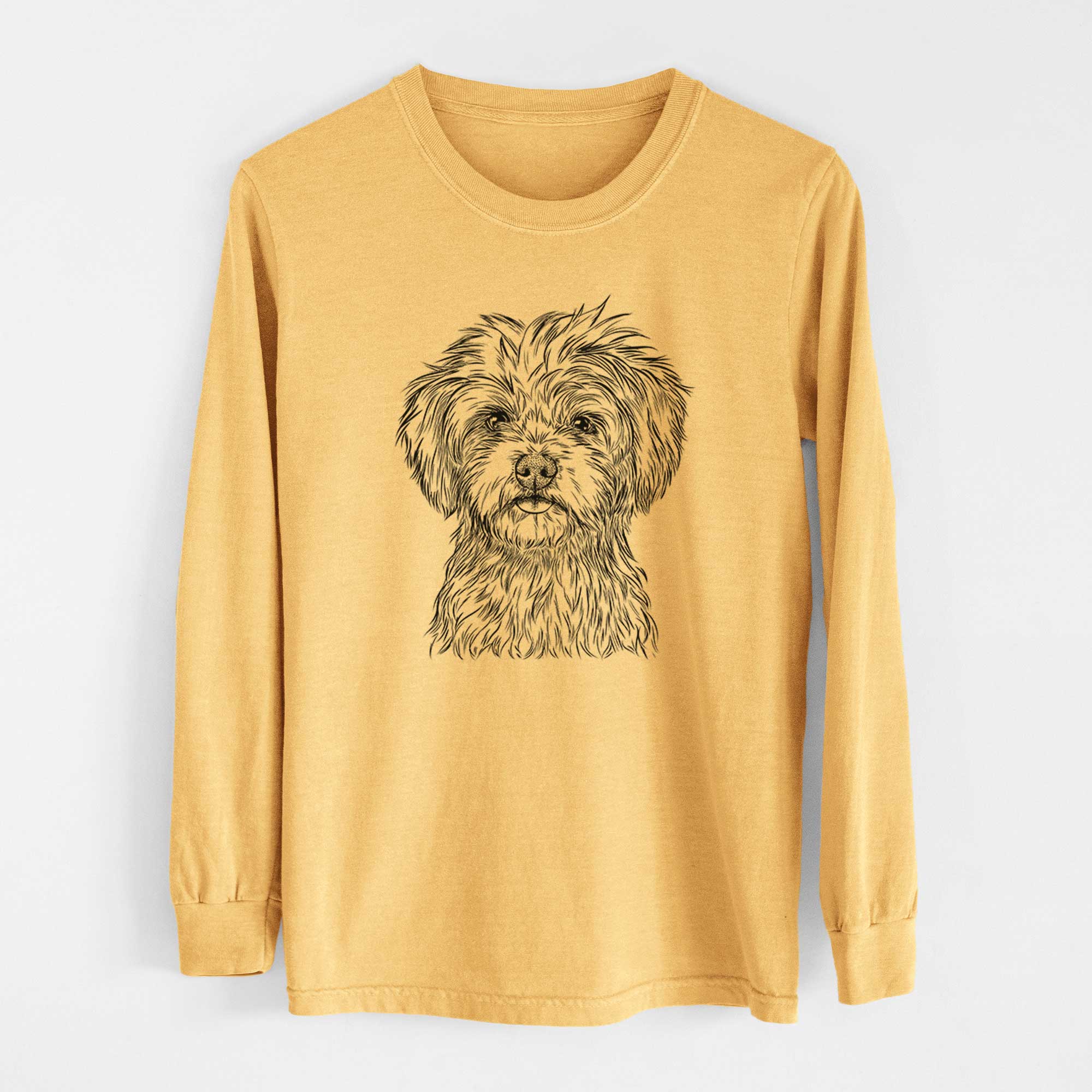 Bare Sammy the Shorkie - Heavyweight 100% Cotton Long Sleeve