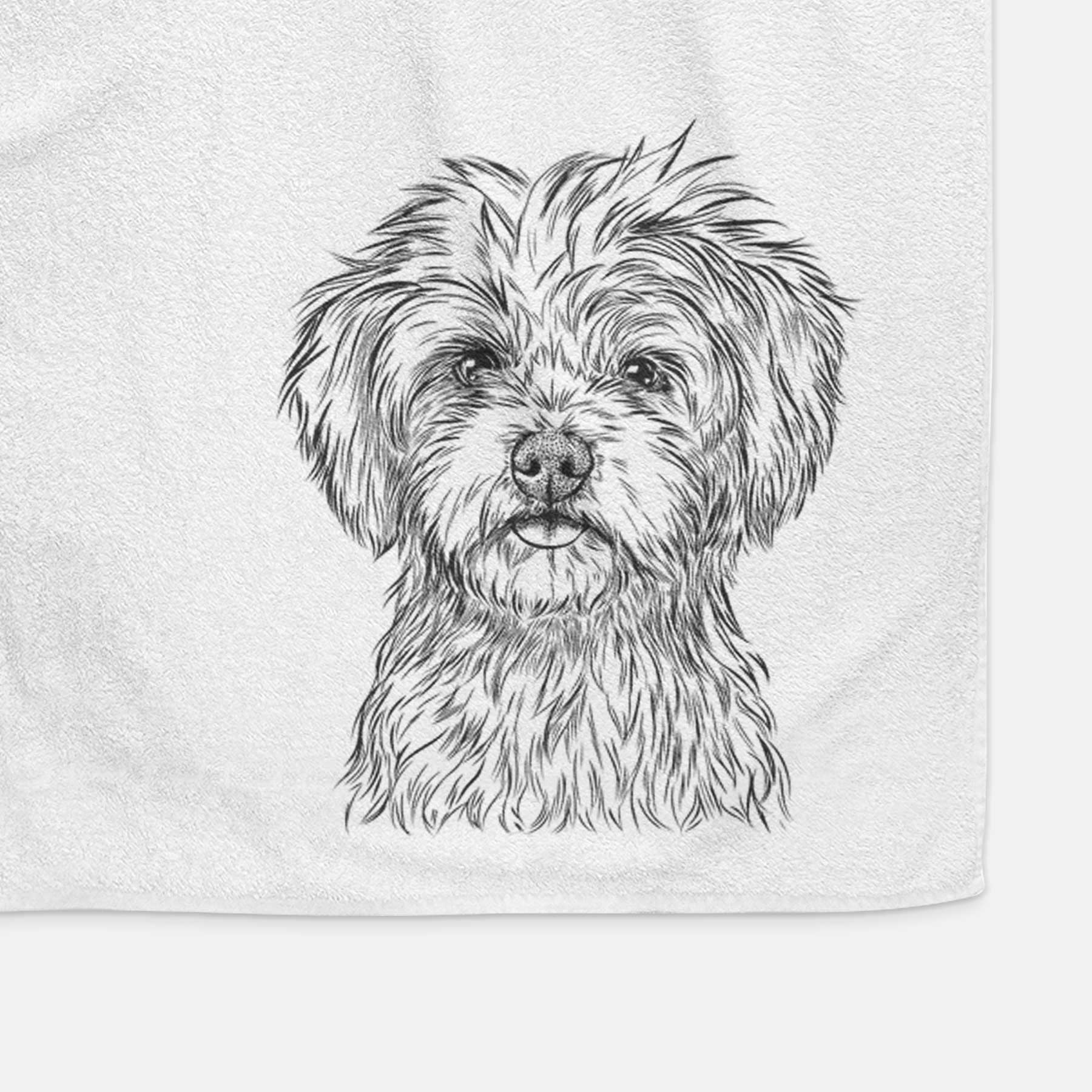 Sammy the Shorkie Decorative Hand Towel