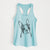 Samuel the Boston Terrier - Women's Racerback Tanktop