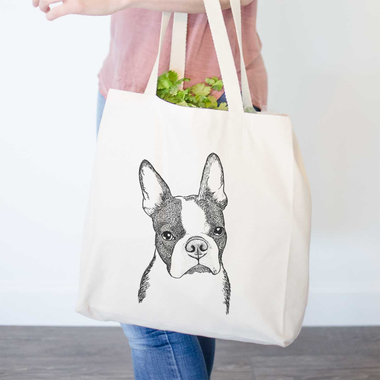 Samuel the Boston Terrier - Tote Bag