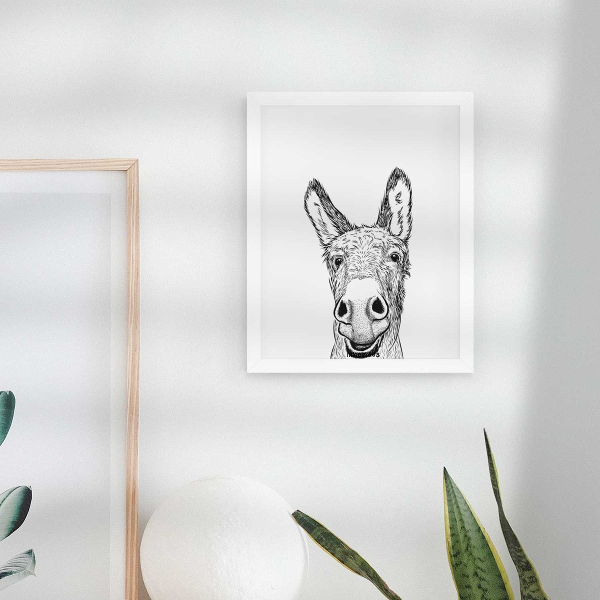 Samule the Donkey Art Print