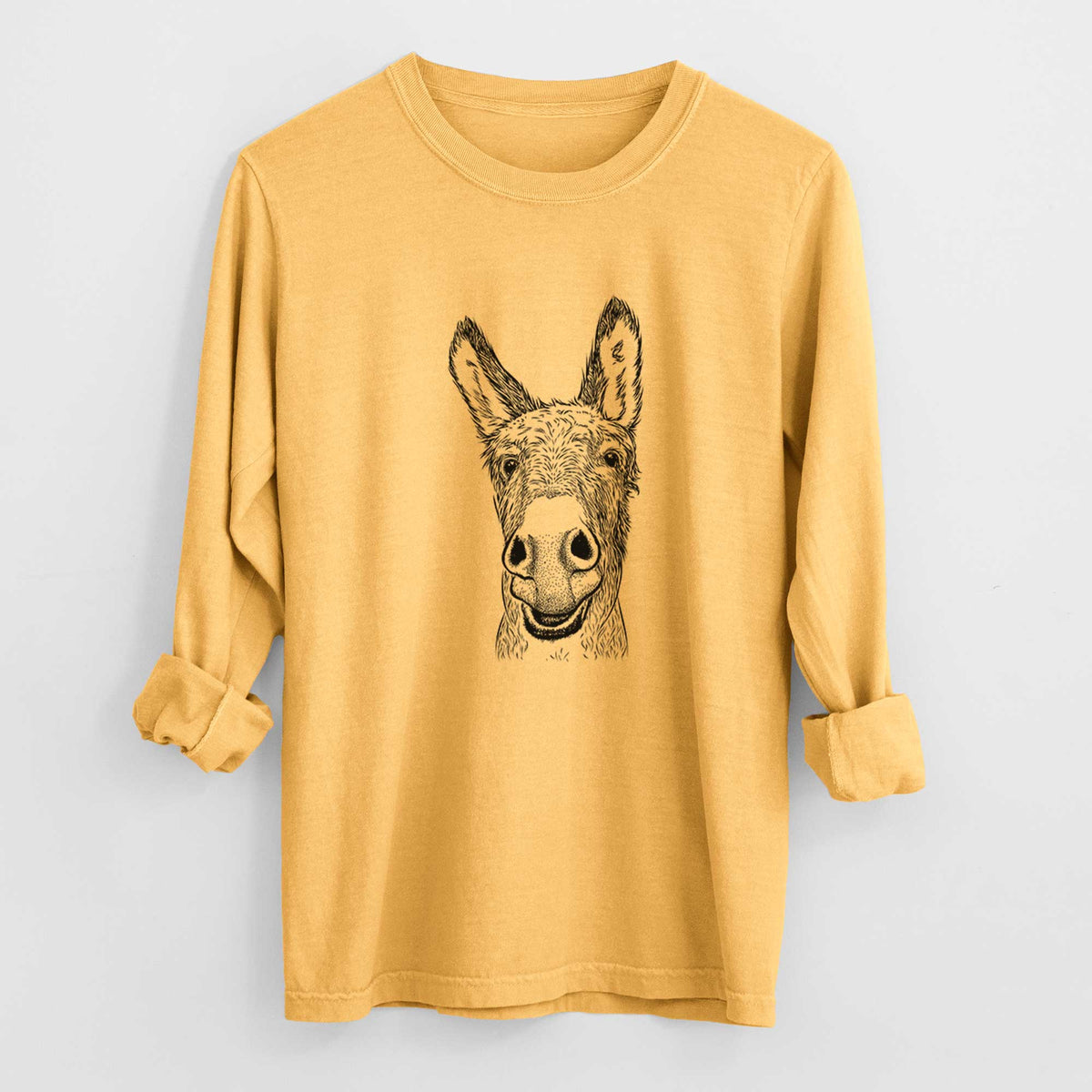 Bare Samule the Donkey - Heavyweight 100% Cotton Long Sleeve