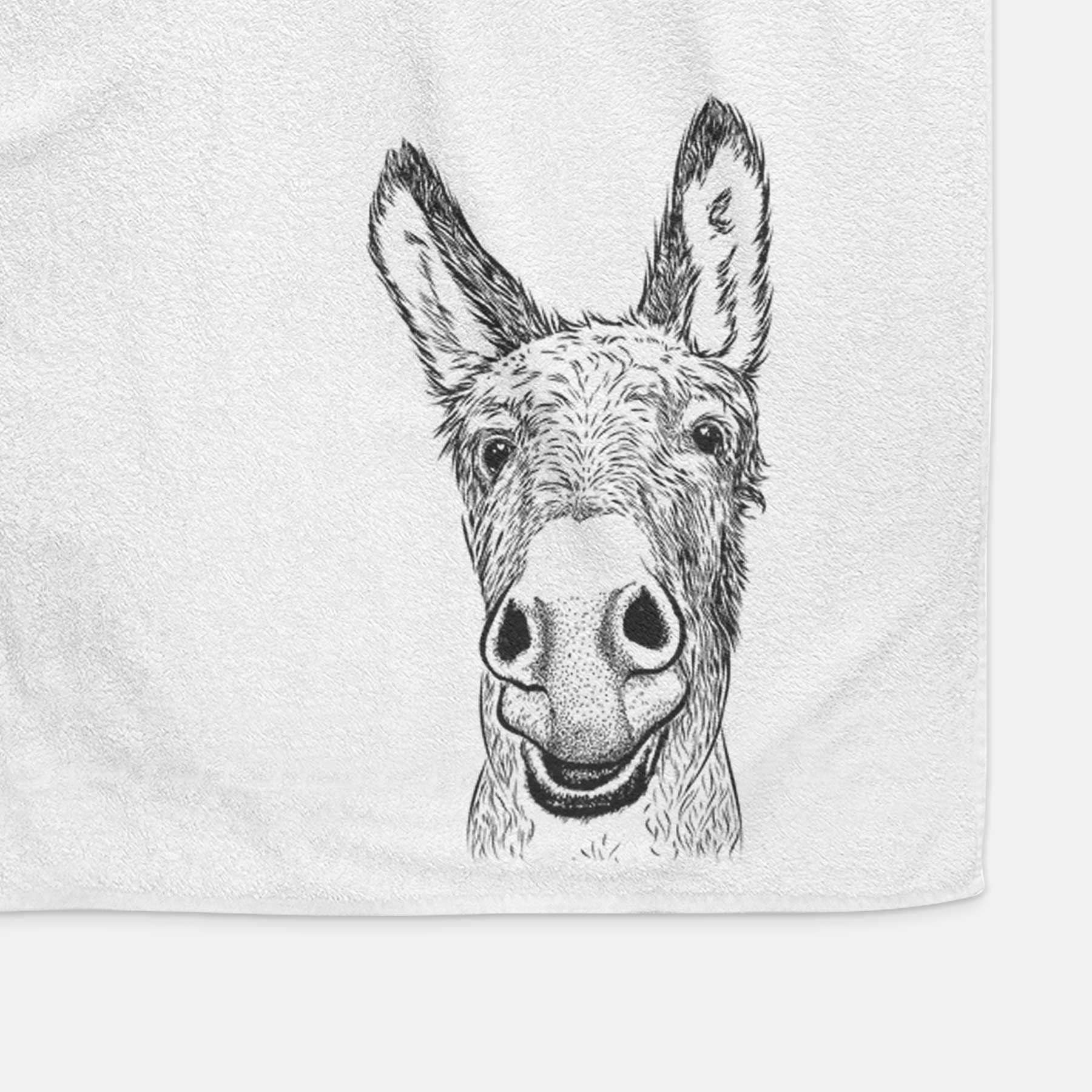 Samule the Donkey Decorative Hand Towel