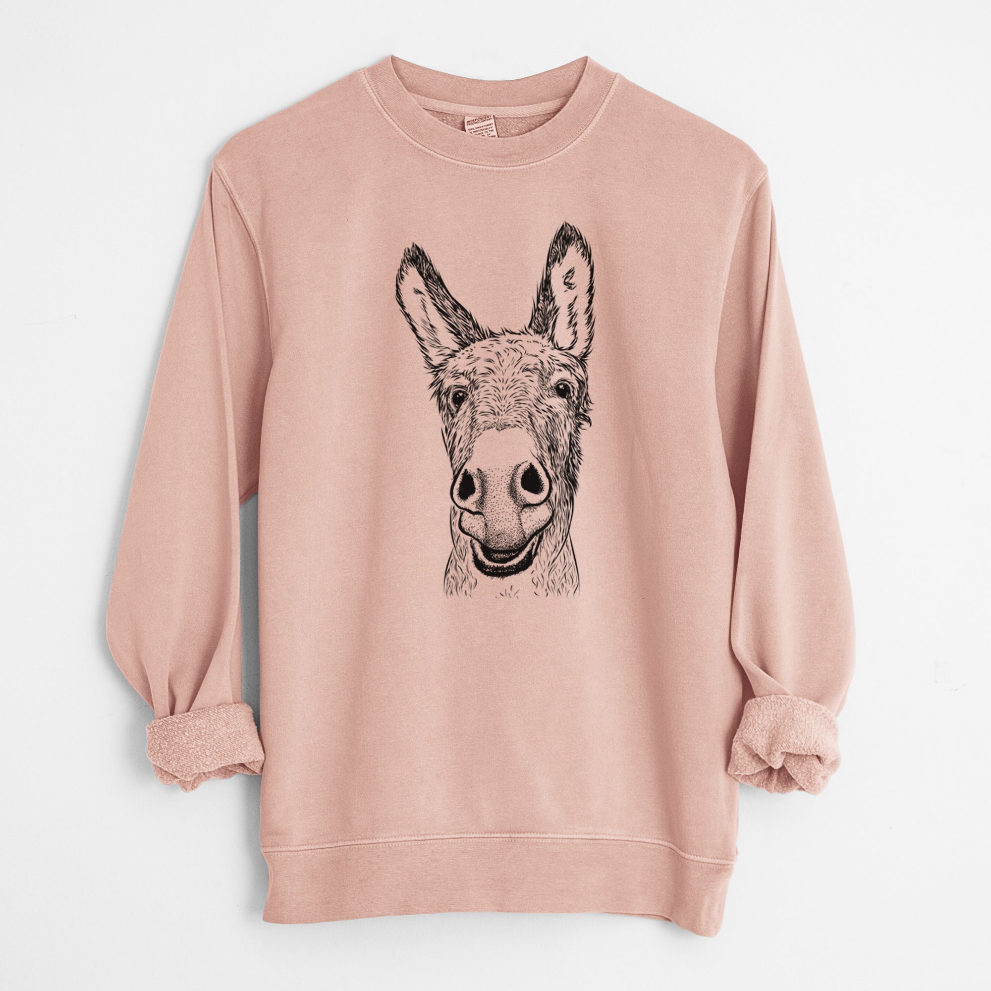 Bare Samule the Donkey - Unisex Pigment Dyed Crew Sweatshirt