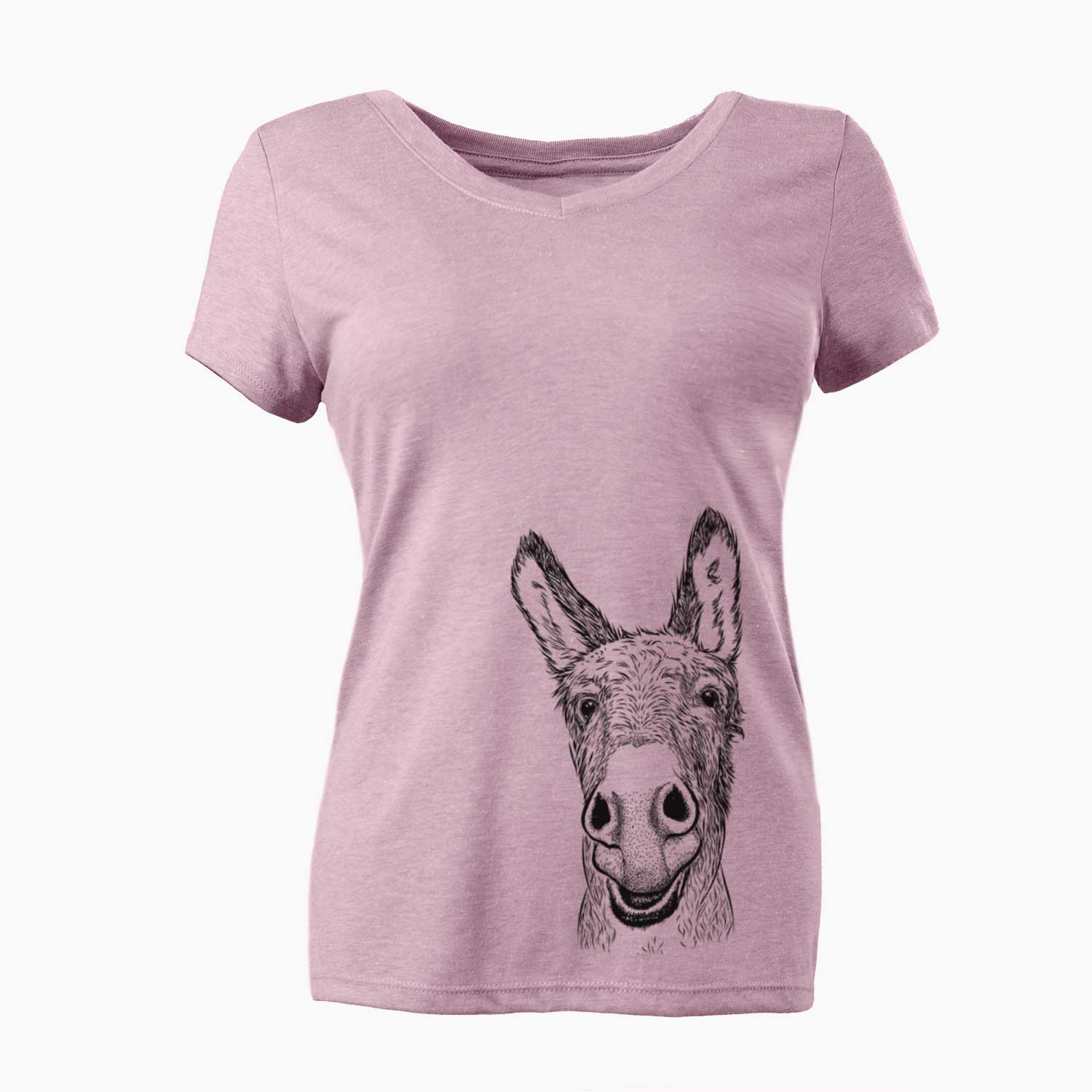 Bare Samule the Donkey - Women's V-neck Shirt