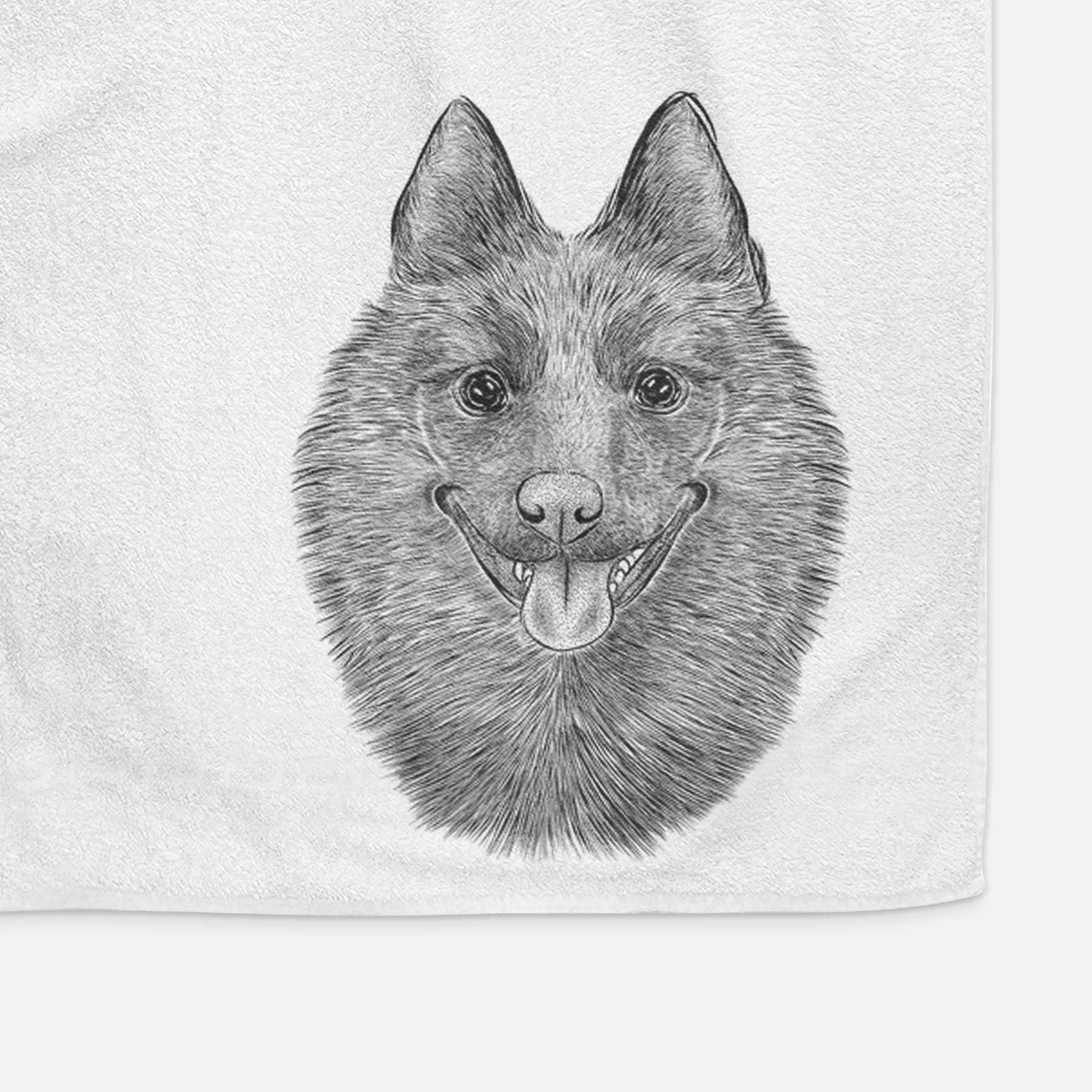 Sander the Schipperke Decorative Hand Towel