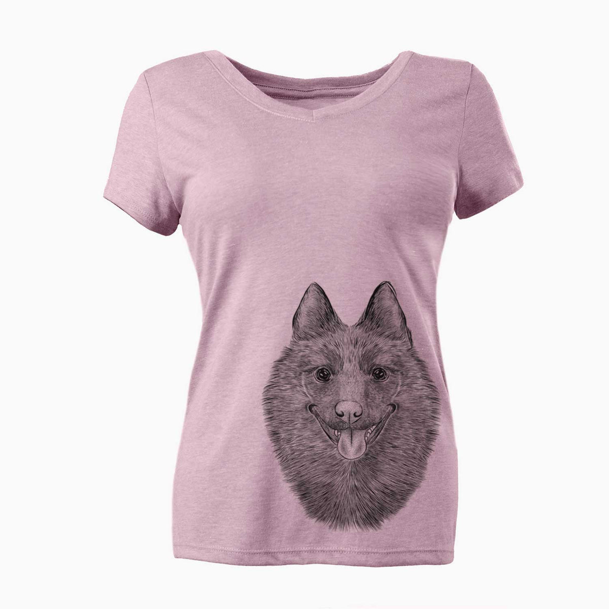 Bare Sander the Schipperke - Women's V-neck Shirt