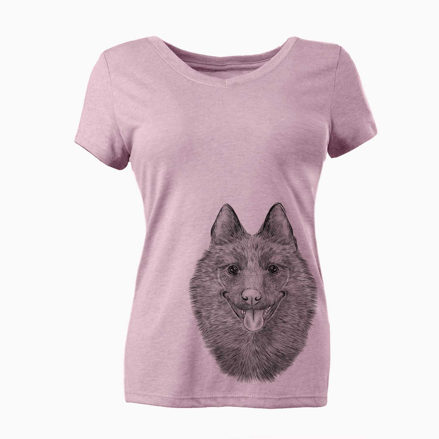 Bare Sander the Schipperke - Women's V-neck Shirt