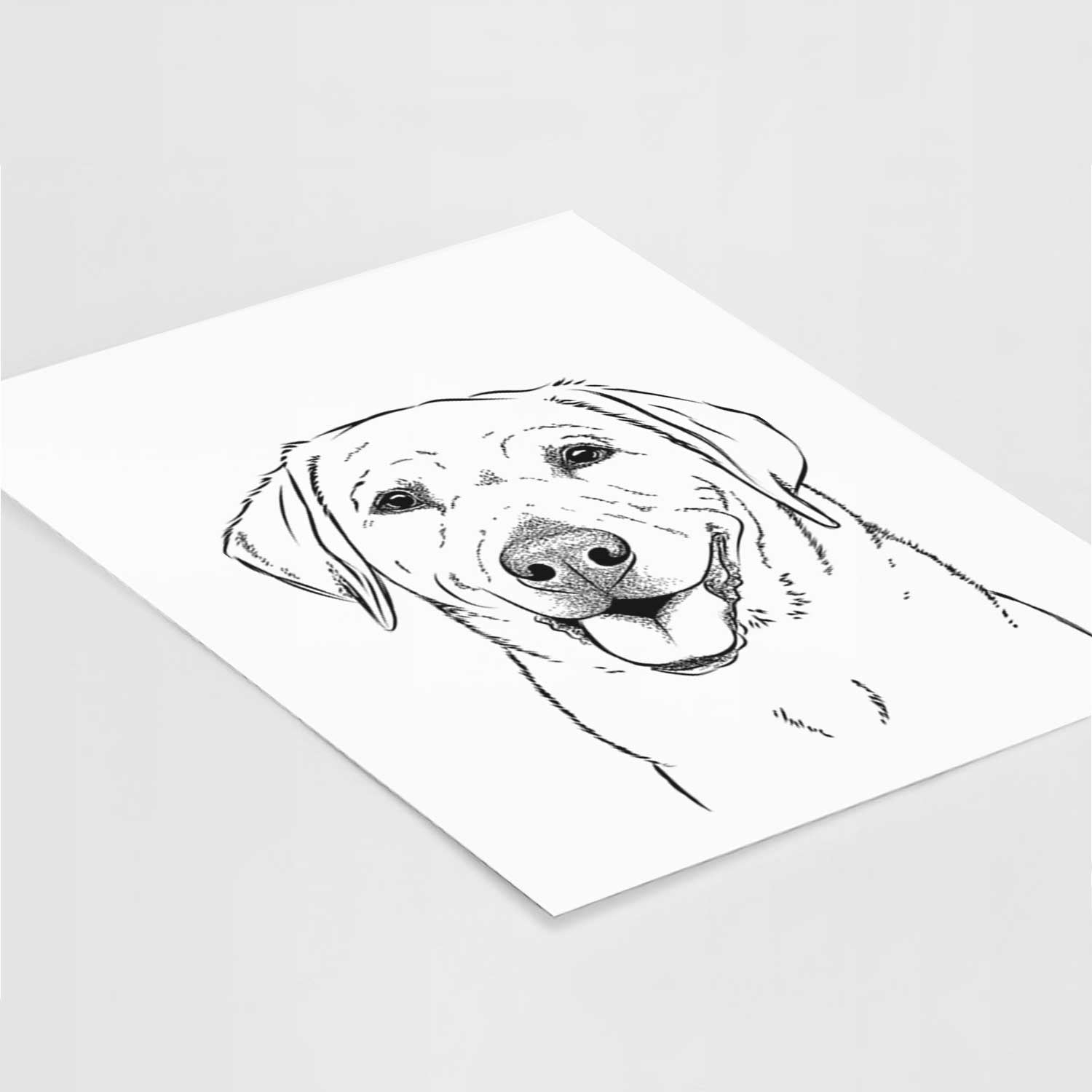 Sanford the Labrador Retriever Art Print