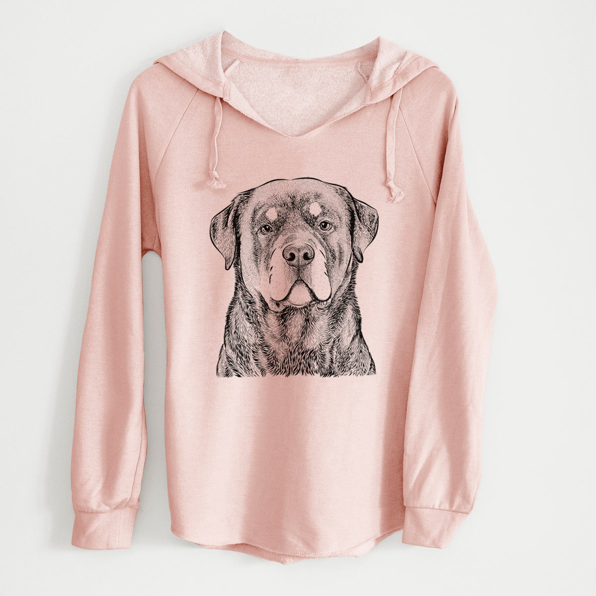 Bare Sarge the Rottweiler - Cali Wave Hooded Sweatshirt
