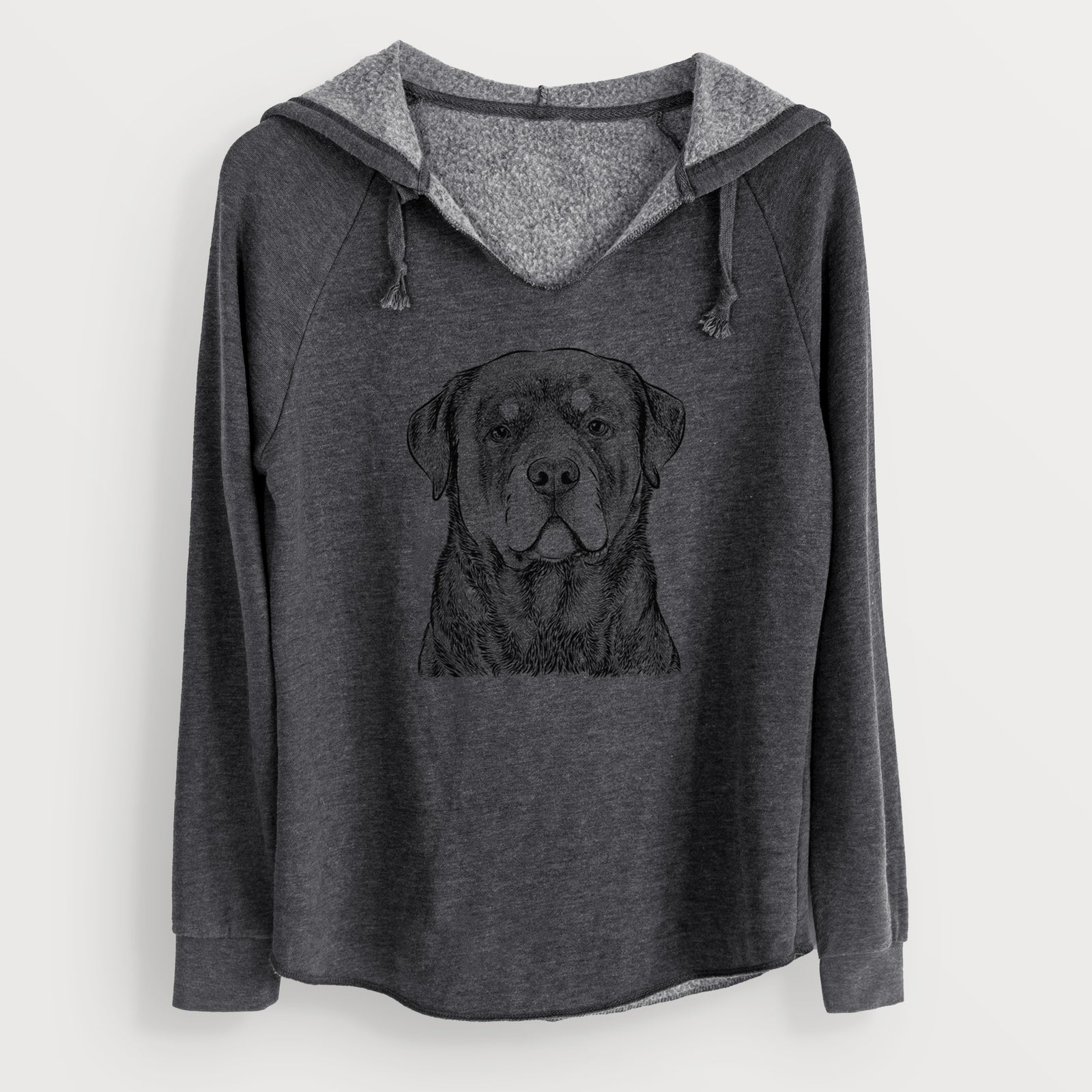 Bare Sarge the Rottweiler - Cali Wave Hooded Sweatshirt