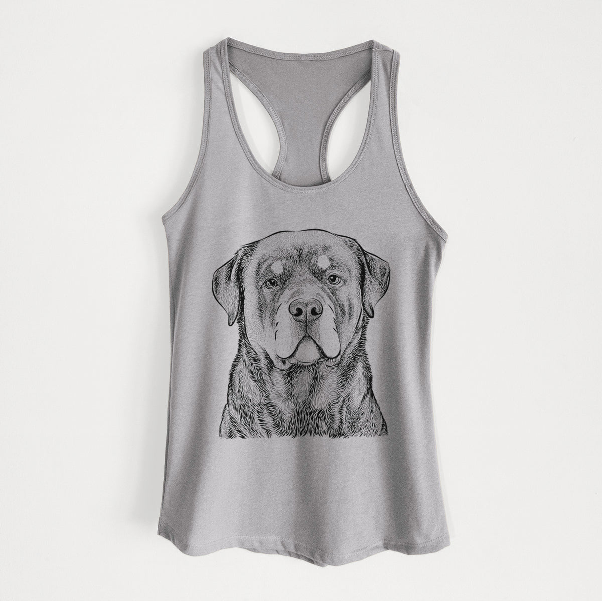 Sarge the Rottweiler - Women's Racerback Tanktop