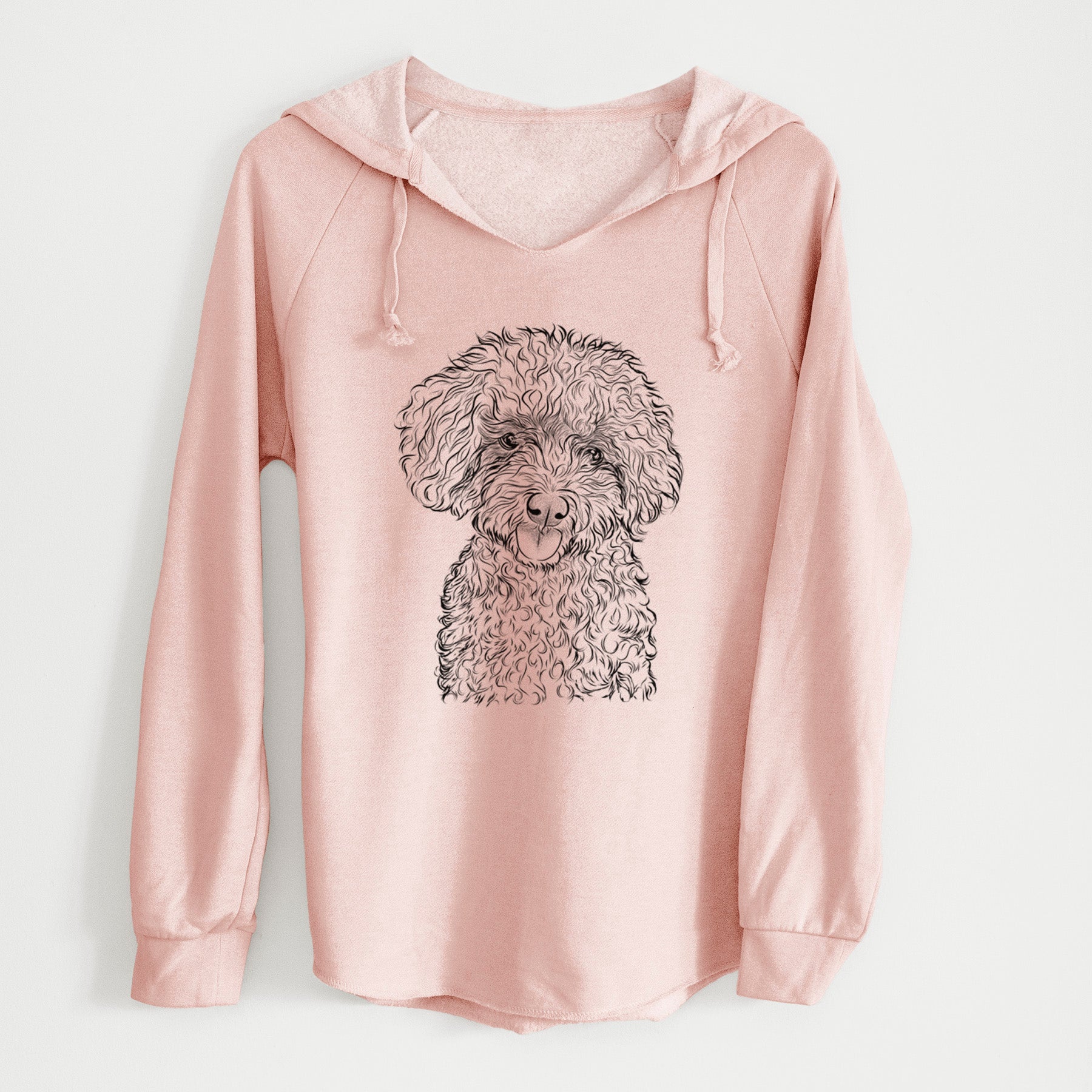 Bare Satsu the Micro Teacup Poodle - Cali Wave Hooded Sweatshirt