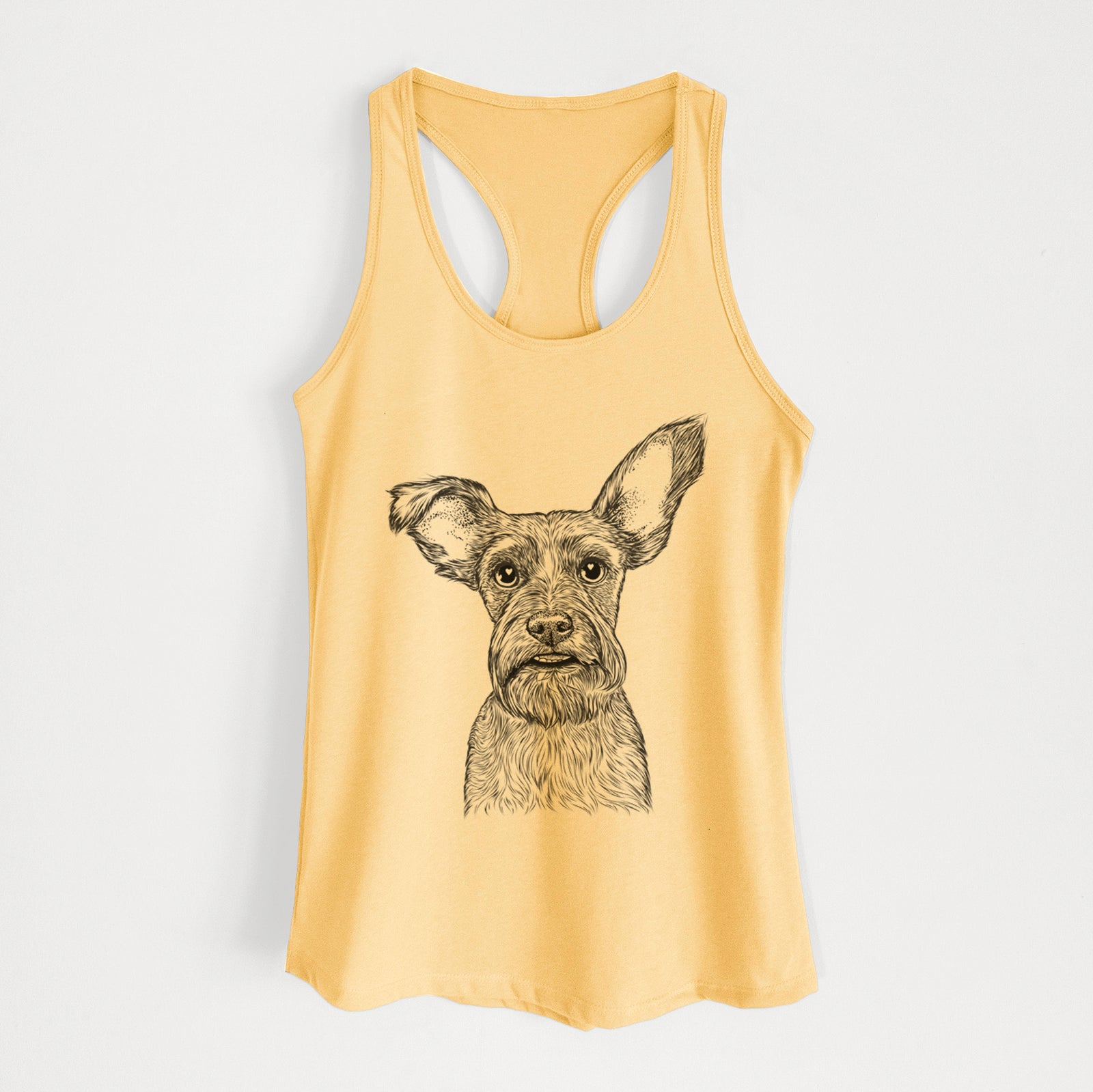Sawyer the Snorkie - Women's Racerback Tanktop