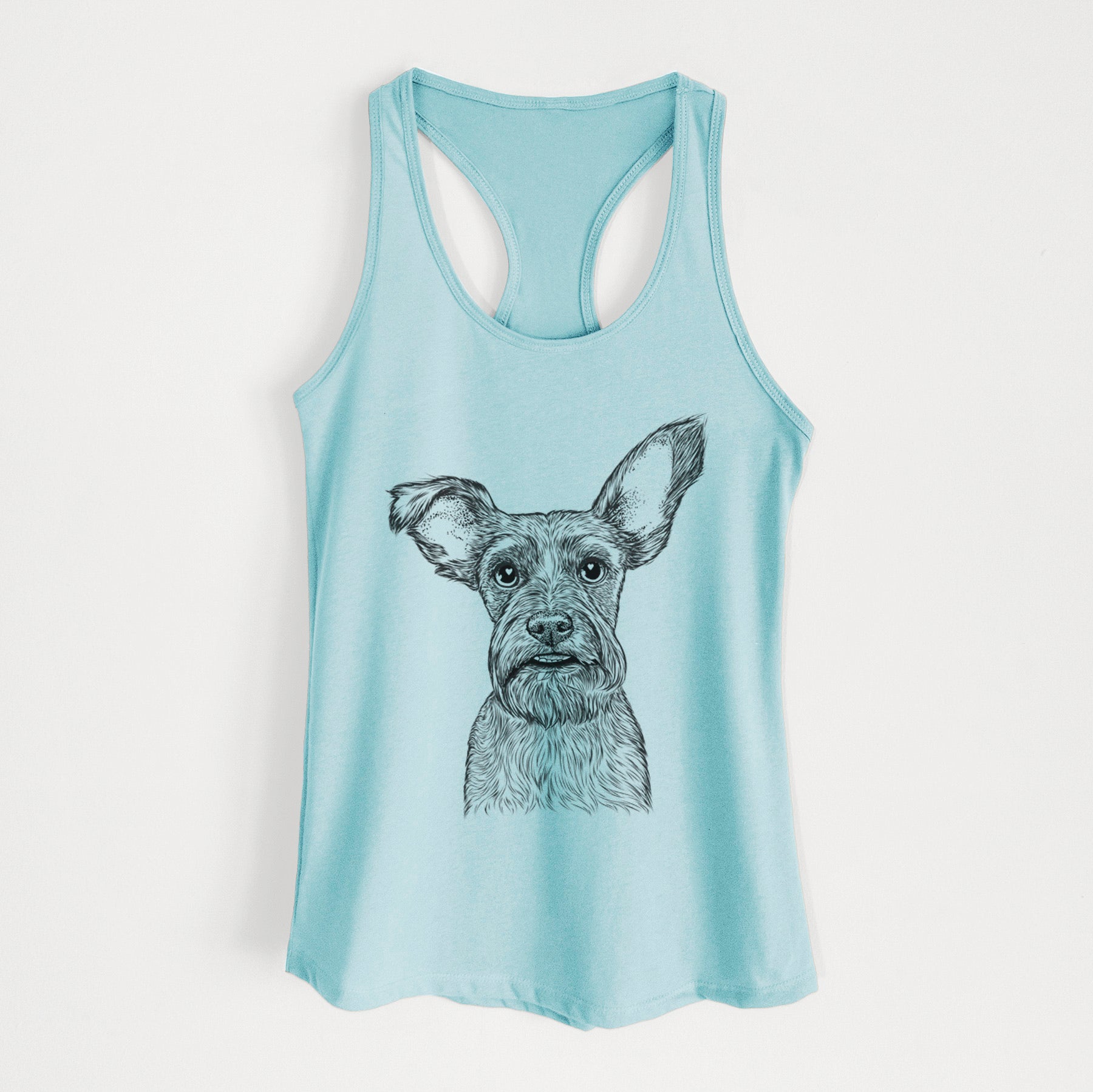 Sawyer the Snorkie - Women's Racerback Tanktop