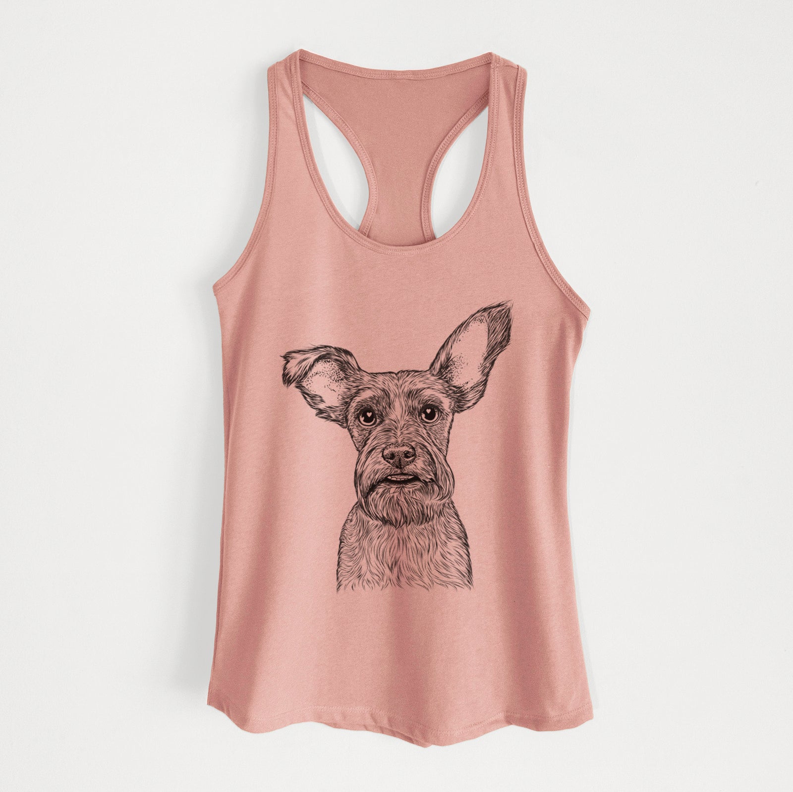 Sawyer the Snorkie - Women's Racerback Tanktop