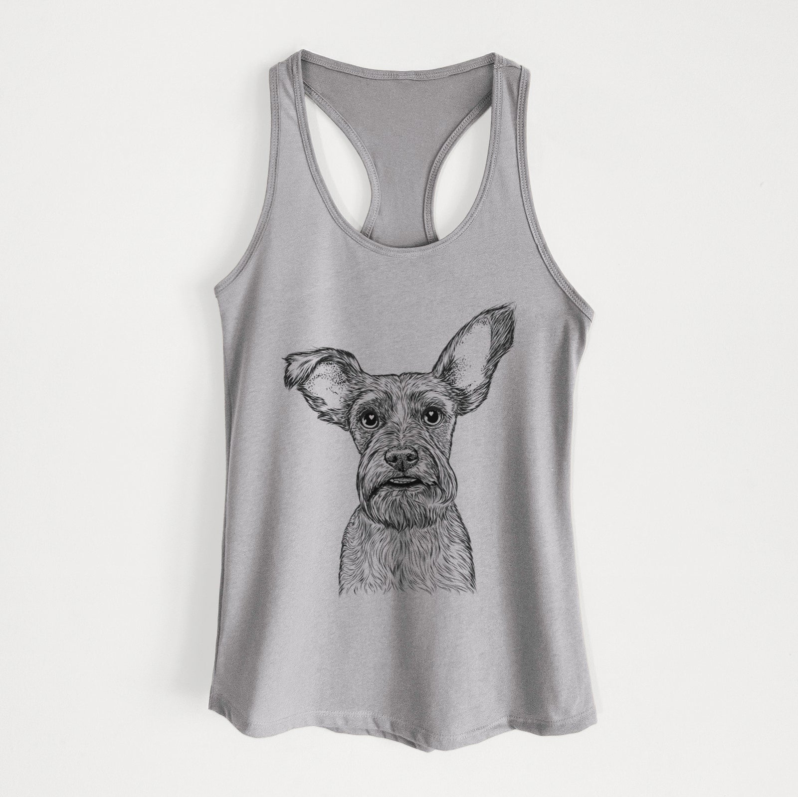 Sawyer the Snorkie - Women's Racerback Tanktop